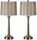 Everren Brooks 29.25" Length Table Lamp -  Satin Nickel