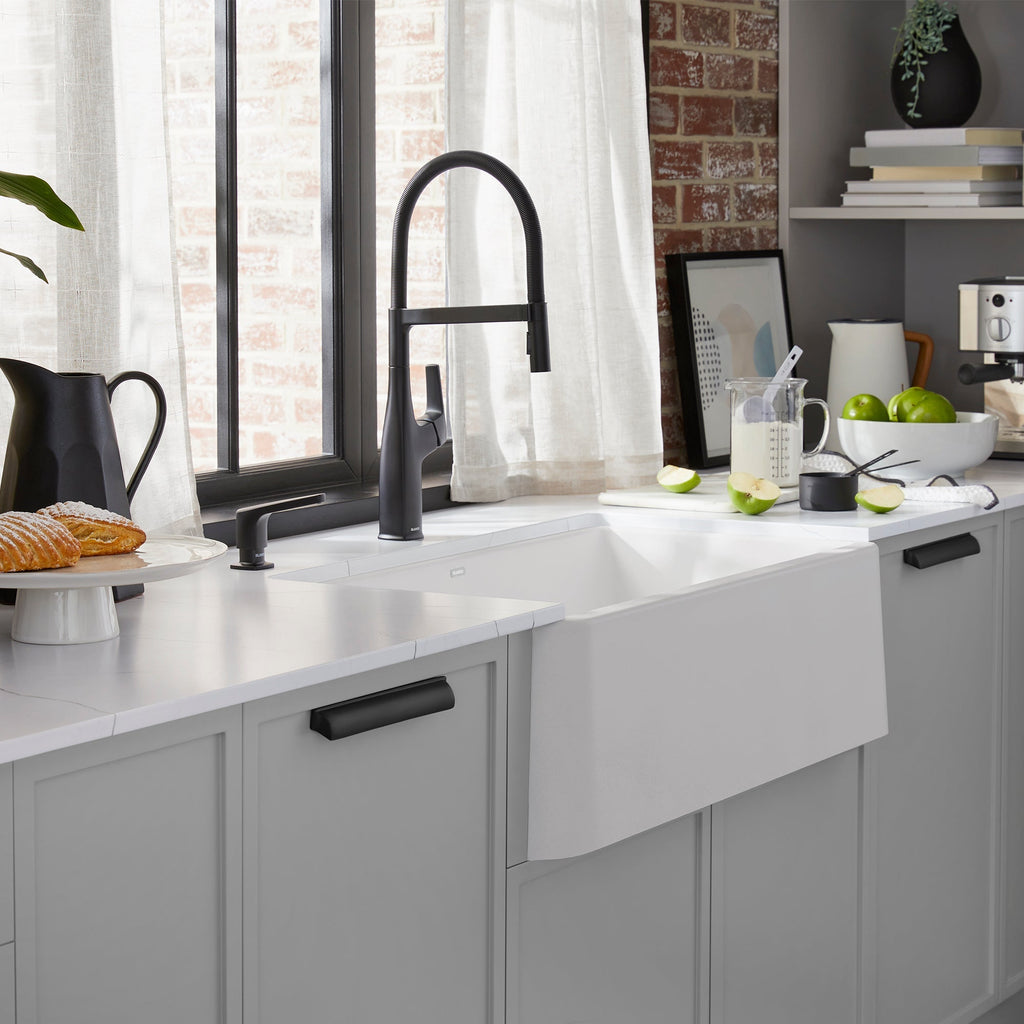 Blanco Ikon Silgranit 30" Single Bowl Apron-Front Farmhouse Sink