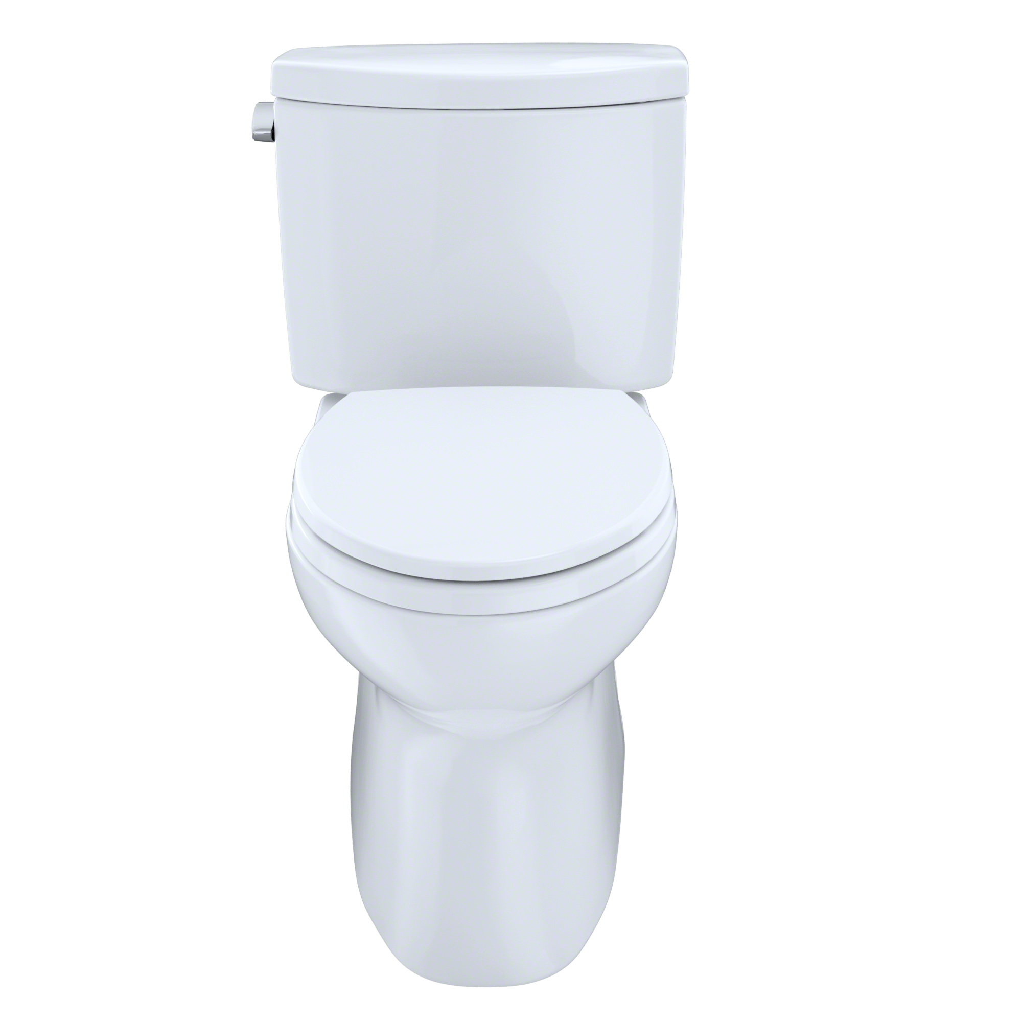 TOTO Vespin II Two Piece Elongated 1.28 GPF Universal Height Skirted Toilet with Cefiontect and Right Hand Trip Lever
