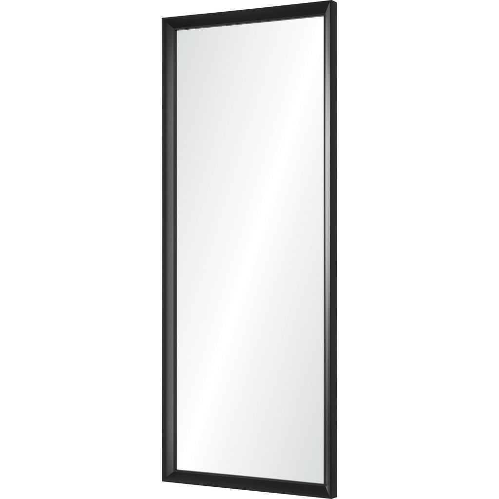 Renwil Delacorte 80" Tall Rectangle Wall Mirror - Black
