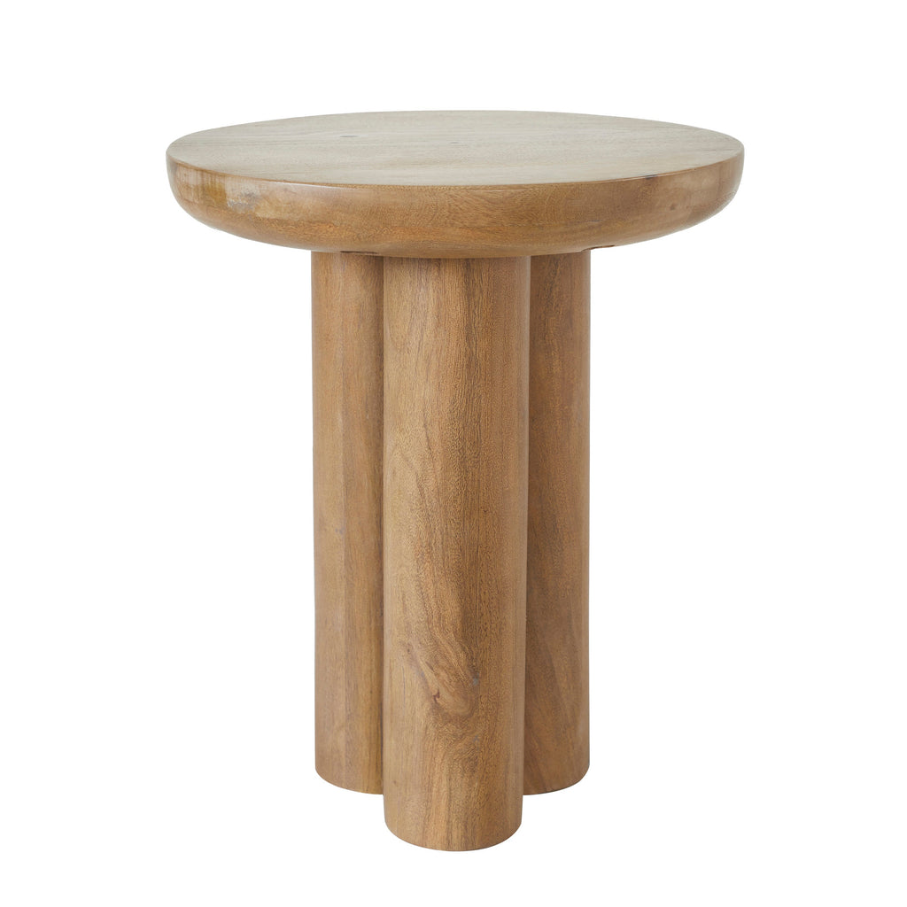 Renwil Honey Indoor Mango Wood Side Table - Light Brown