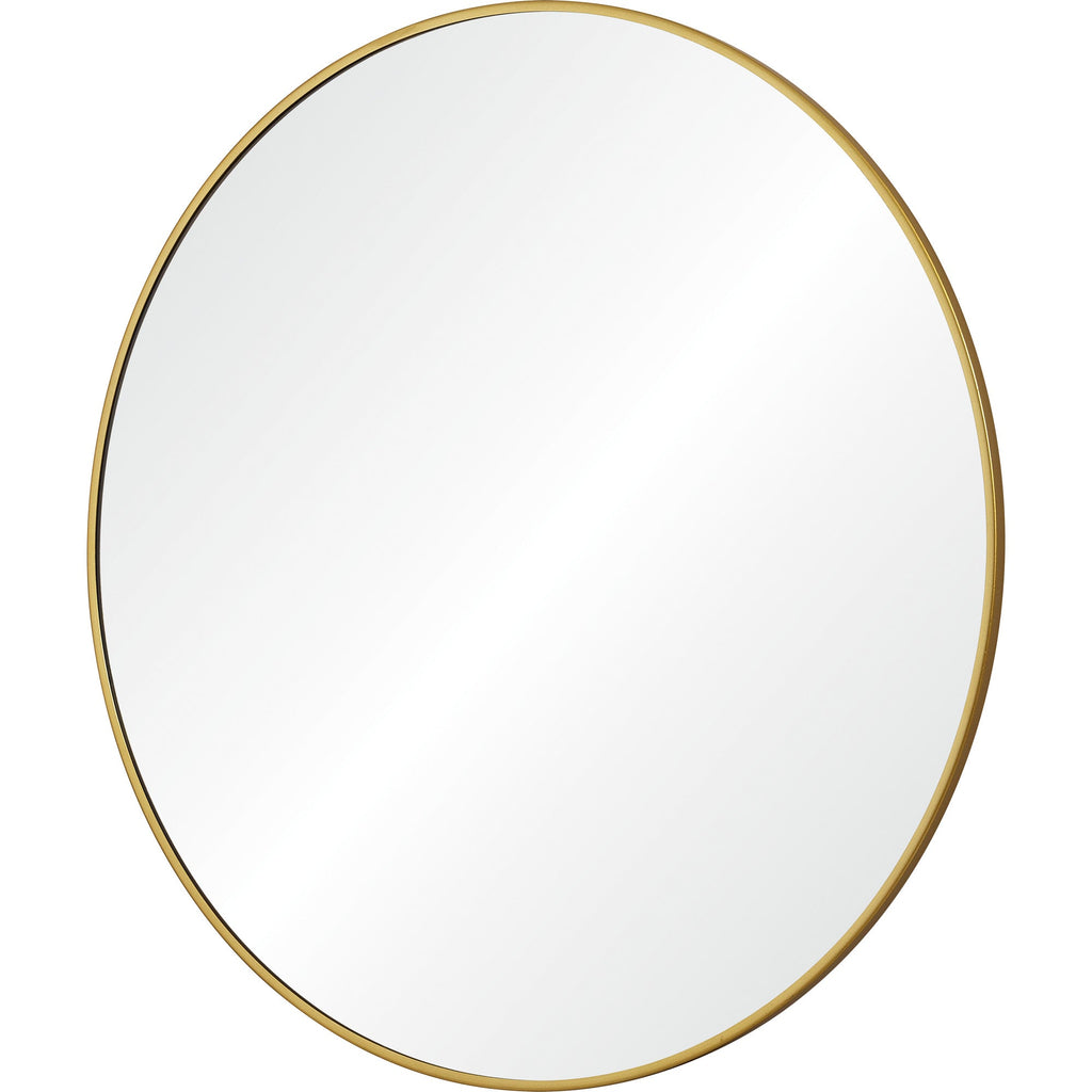 Renwil Alegre 30" Tall Round Wall Mirror - Yellow