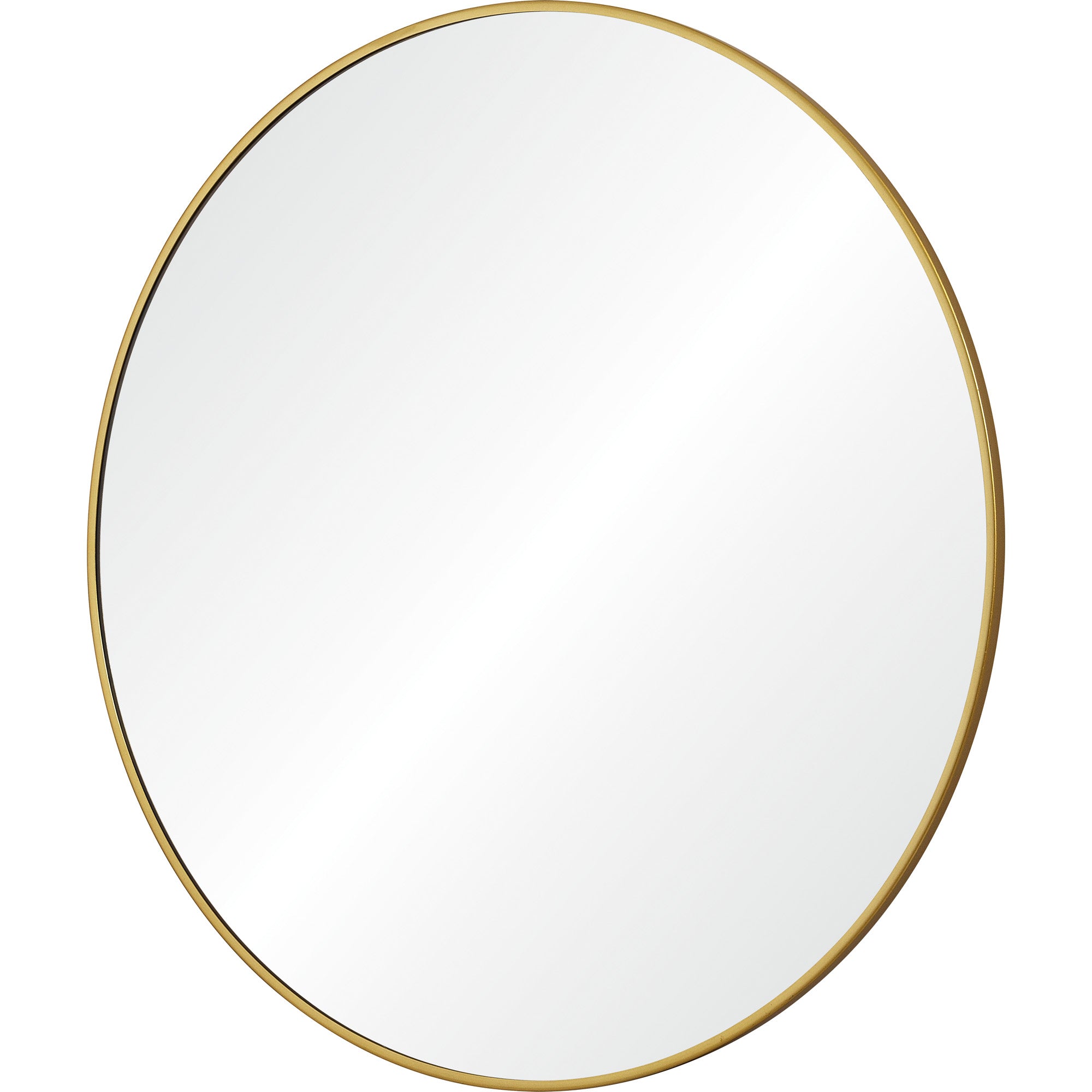 Renwil Alegre 30" Tall Round Wall Mirror - Yellow