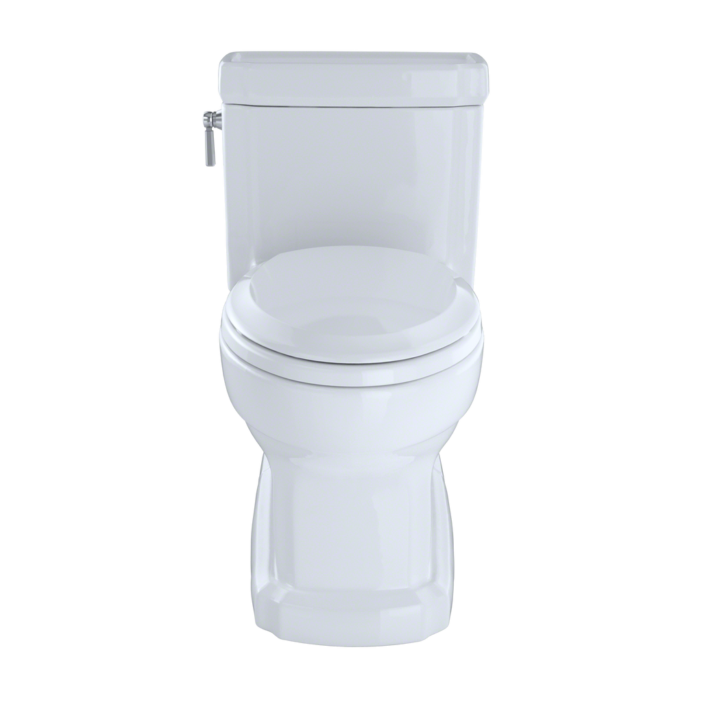 TOTO Eco Guinevere Elongated 1.28 GPF Universal Height Skirted Toilet with Softclose Seat