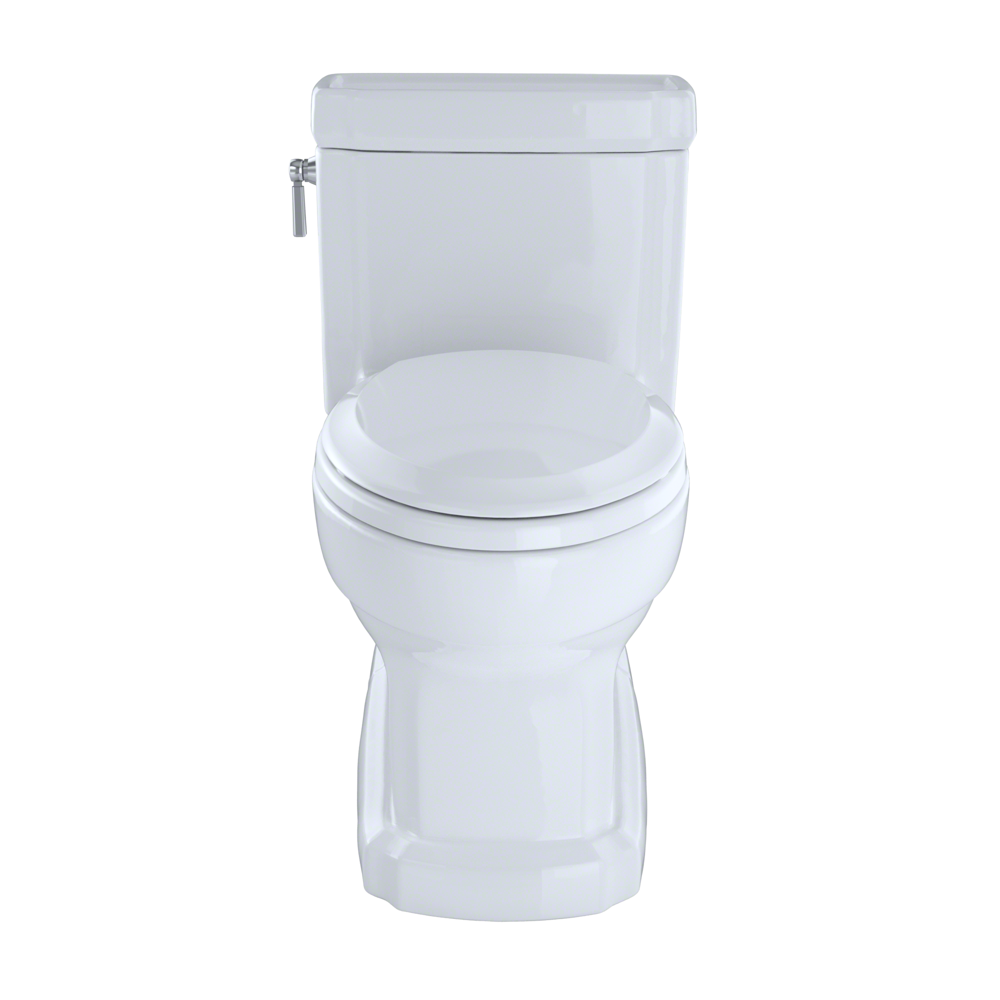 TOTO Eco Guinevere Elongated 1.28 GPF Universal Height Skirted Toilet with Softclose Seat