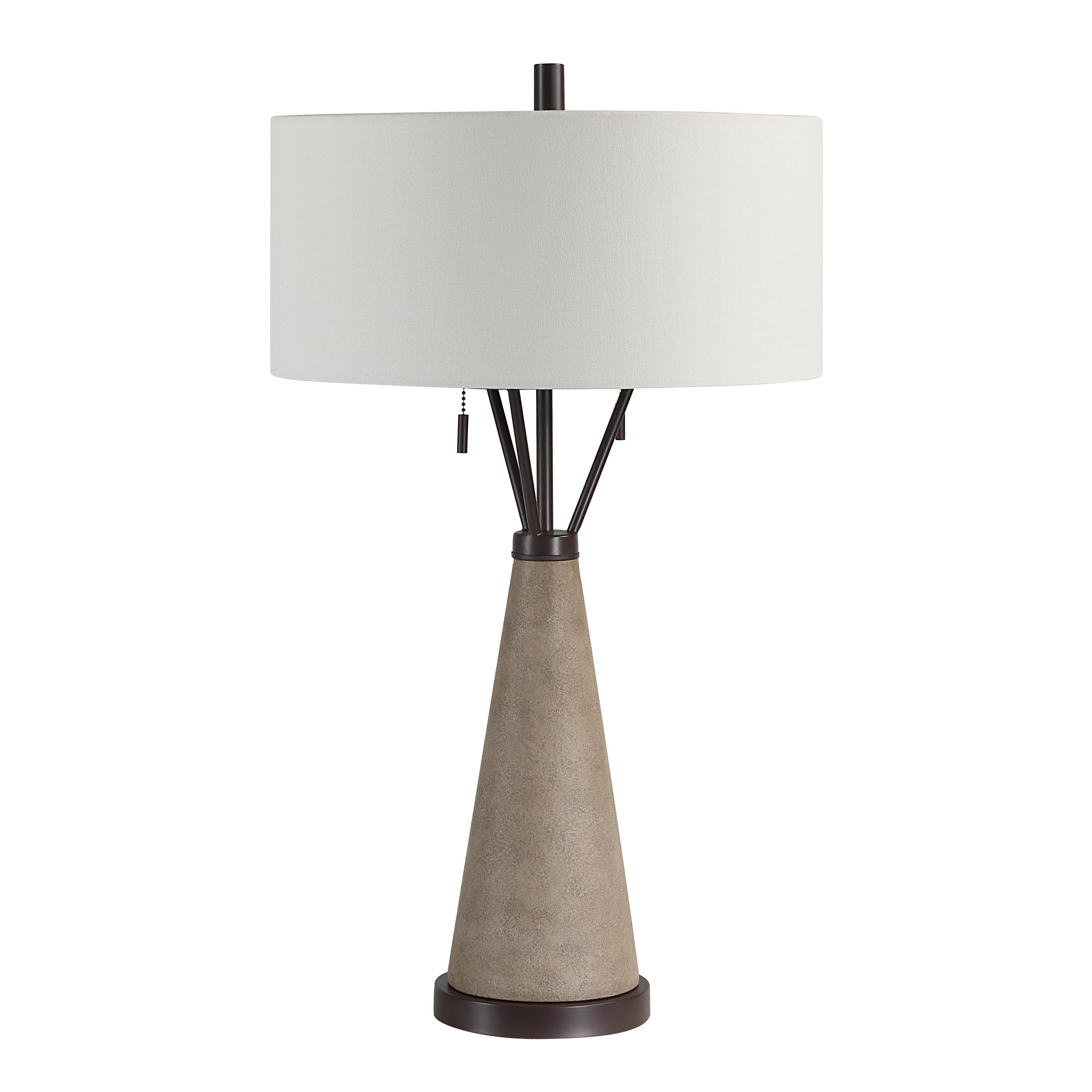 Everren Lourdes 29.25" Height Table Lamp - Cream Wash