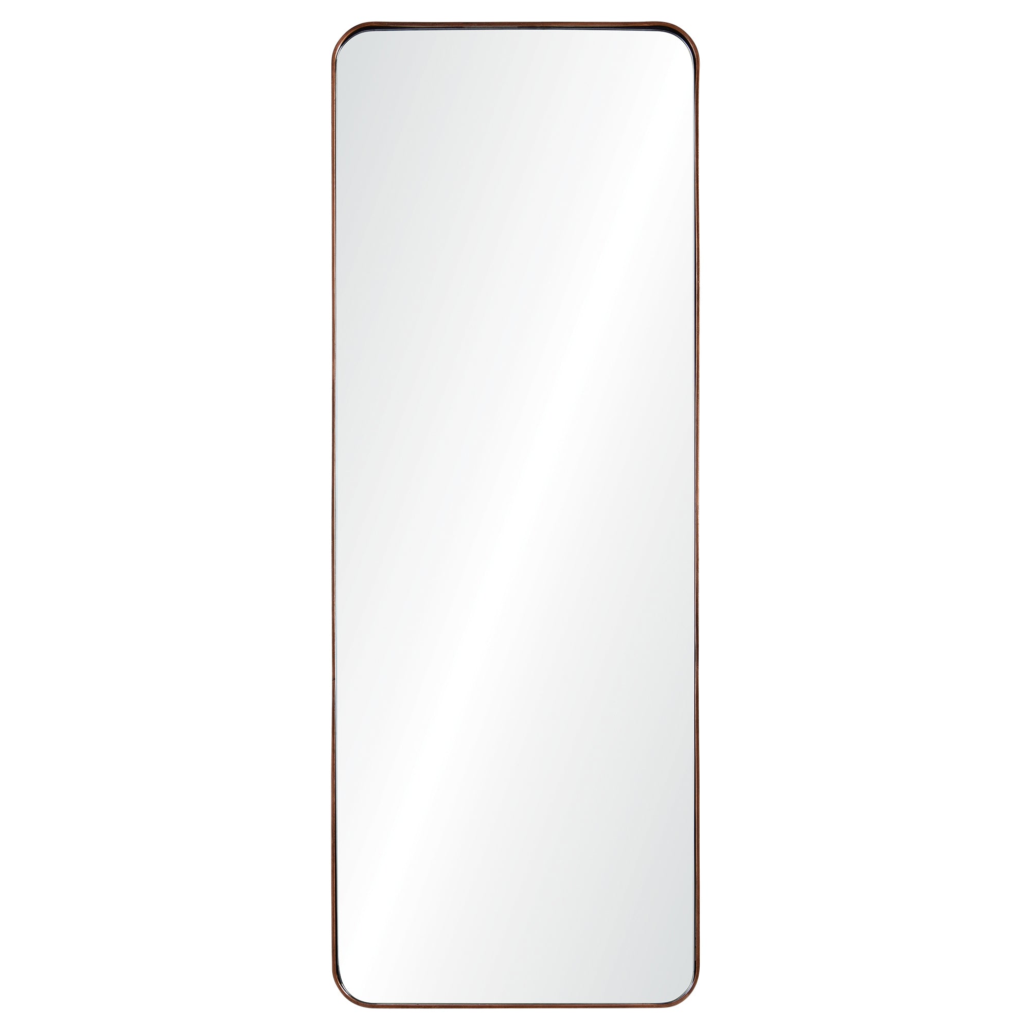 Renwil Phiale 53" Tall Rectangle Wall Mirror - Brown