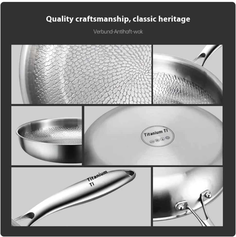 Pure Titanium Nonstick Frying Pan