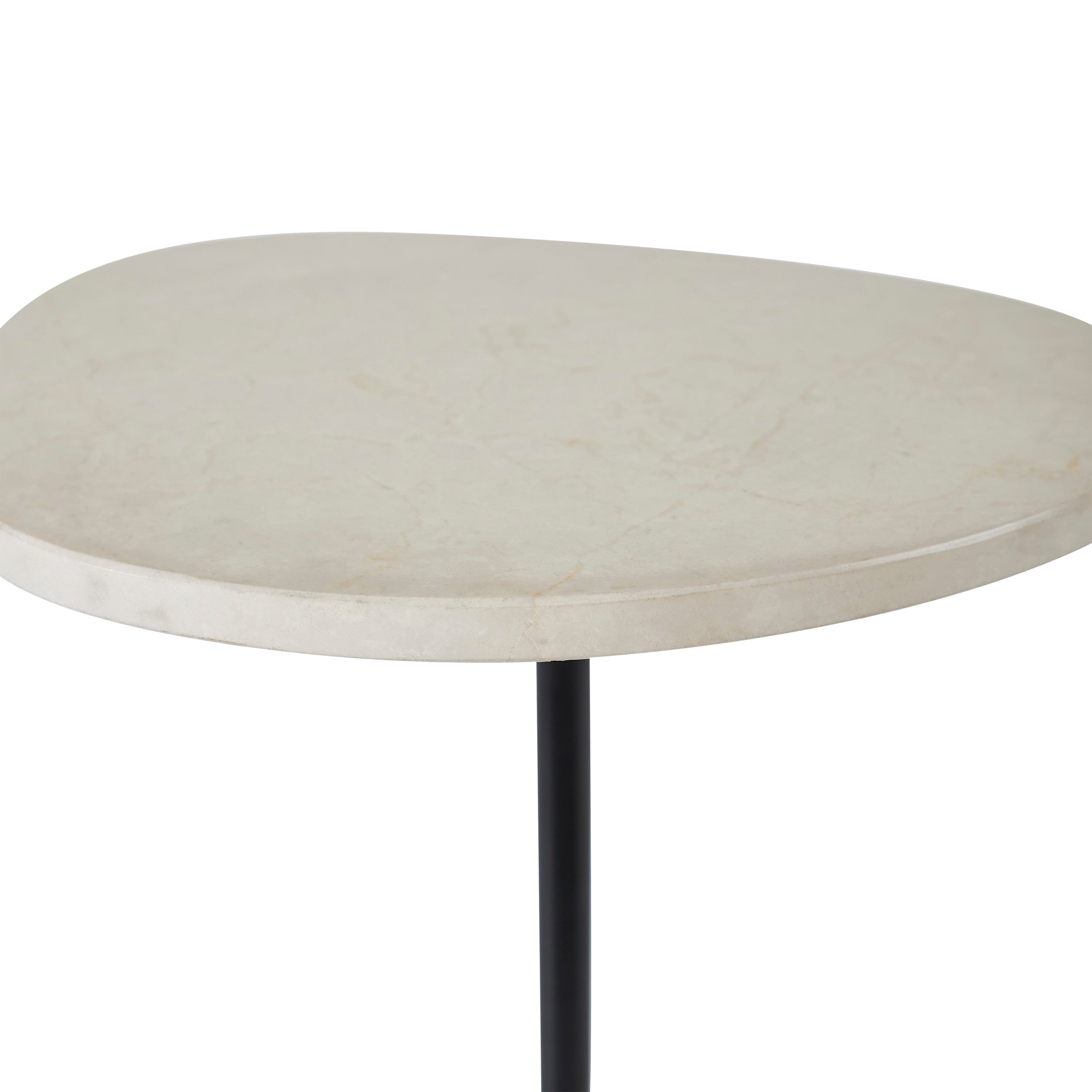 Renwil Chelsea Indoor Iron Side Table - Black
