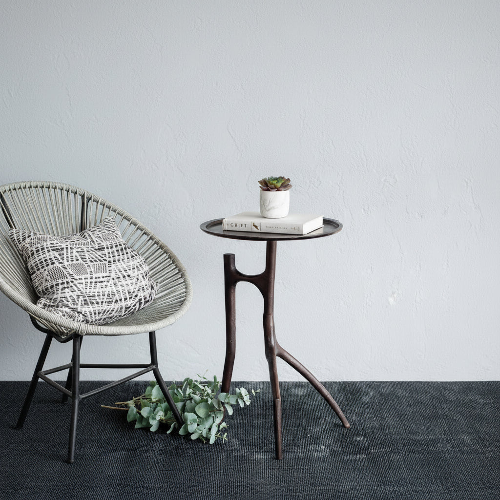 Renwil Maadi Indoor Aluminum Table - Bronze