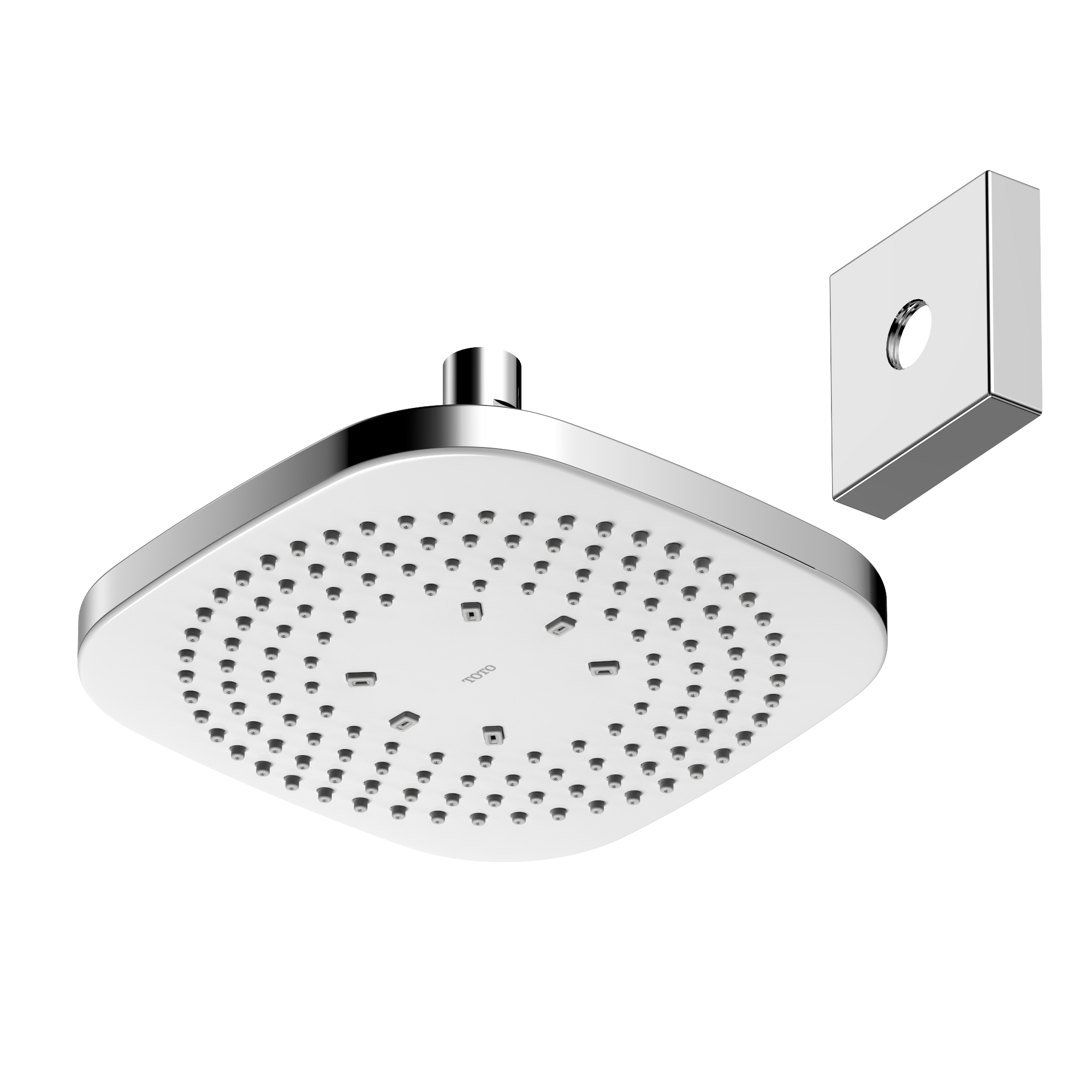 TOTO G Series 1.75 GPM Single Spray 8.5" Square Showerhead with Comfort Wave Technology