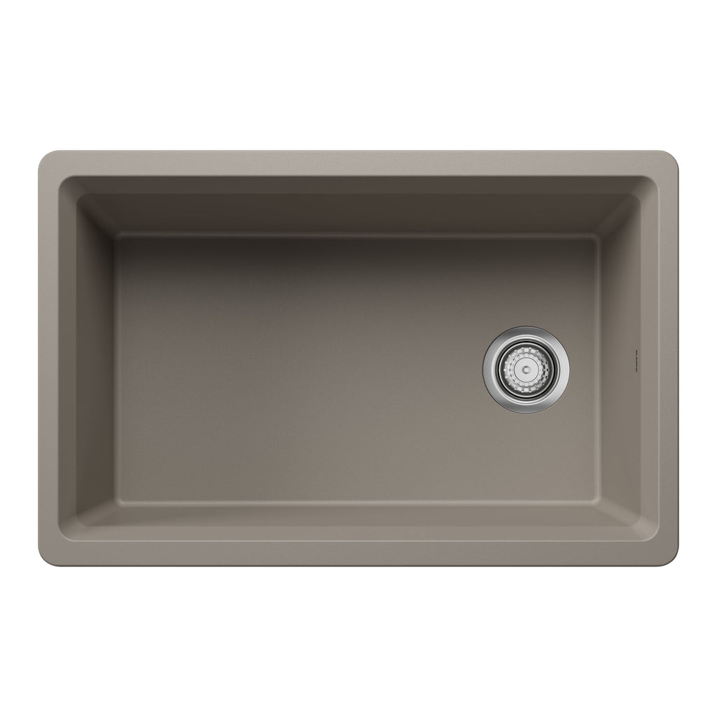 Blanco Inteos Silgranit 30" Single Bowl Reversible Undermount Workstation Kitchen Sink