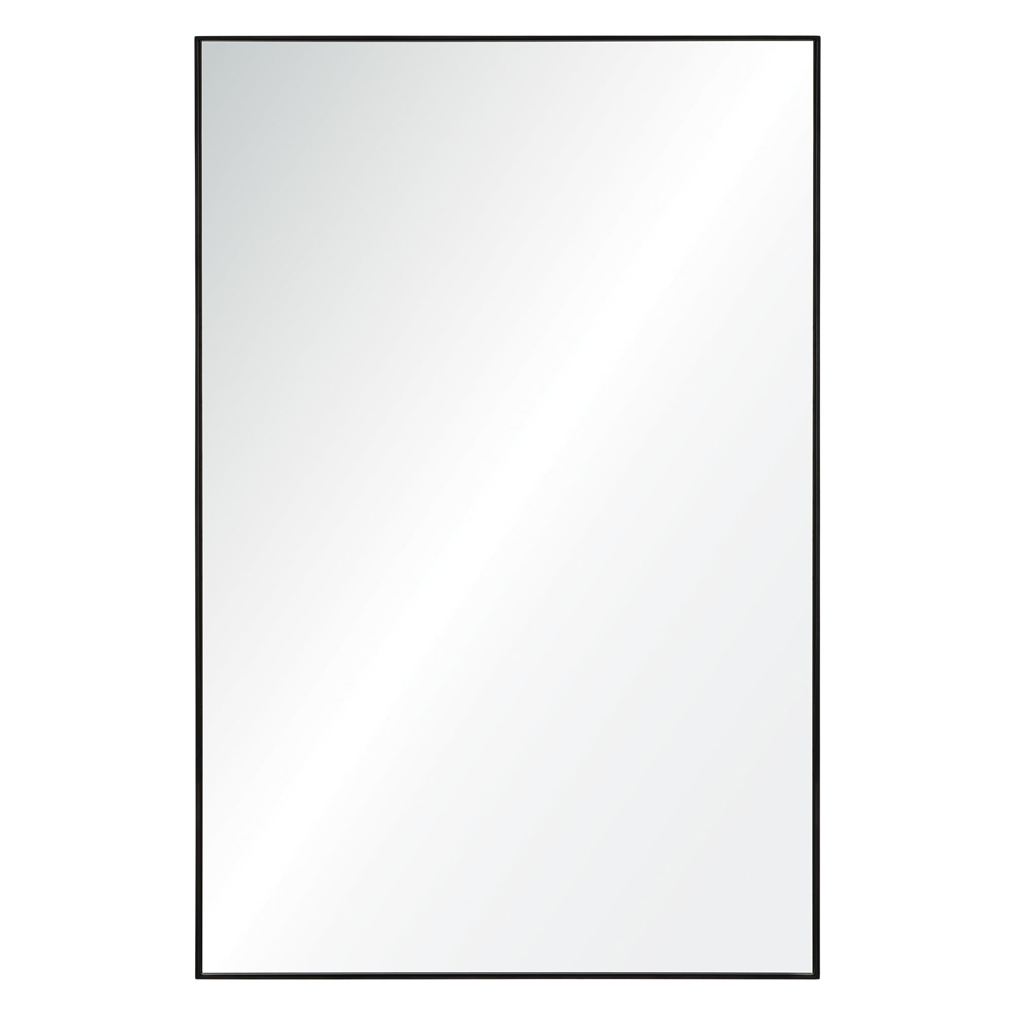 Renwil Vale 32" Tall Rectangle Wall Mirror - Grey