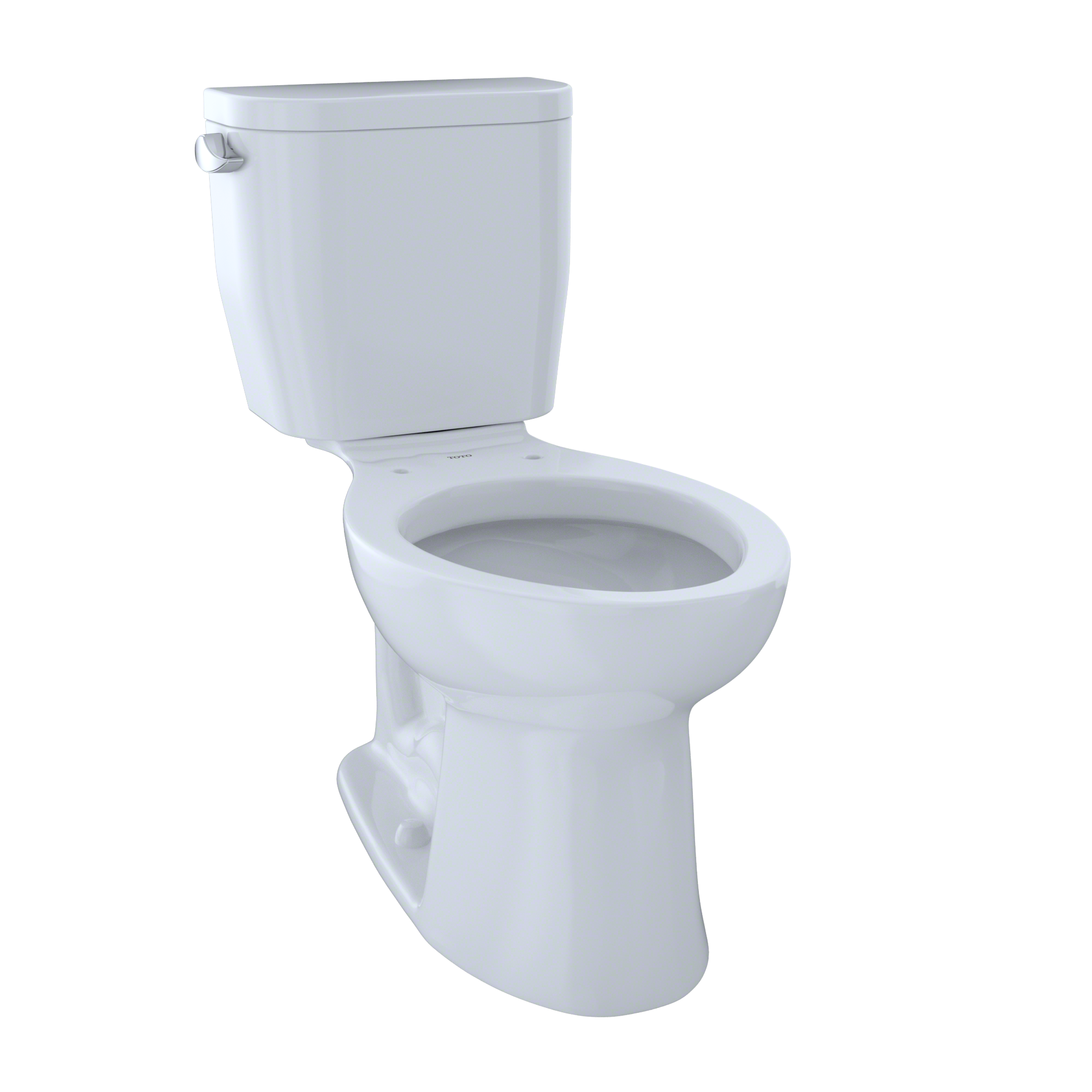 TOTO Entrada Two Piece Elongated 1.28 GPF Universal Height Toilet