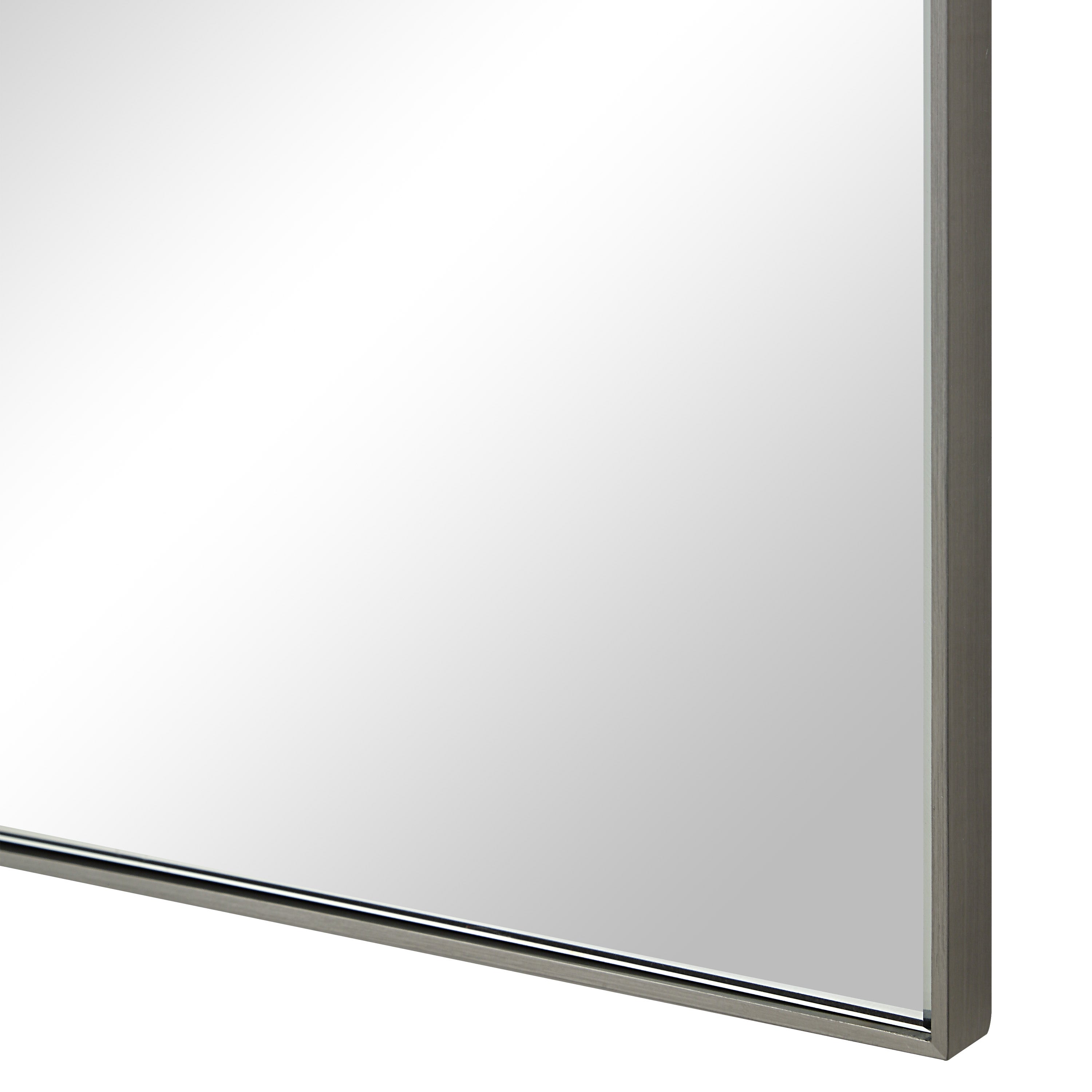 Renwil Spili 36" H x 22" W Wall Mirror - Grey