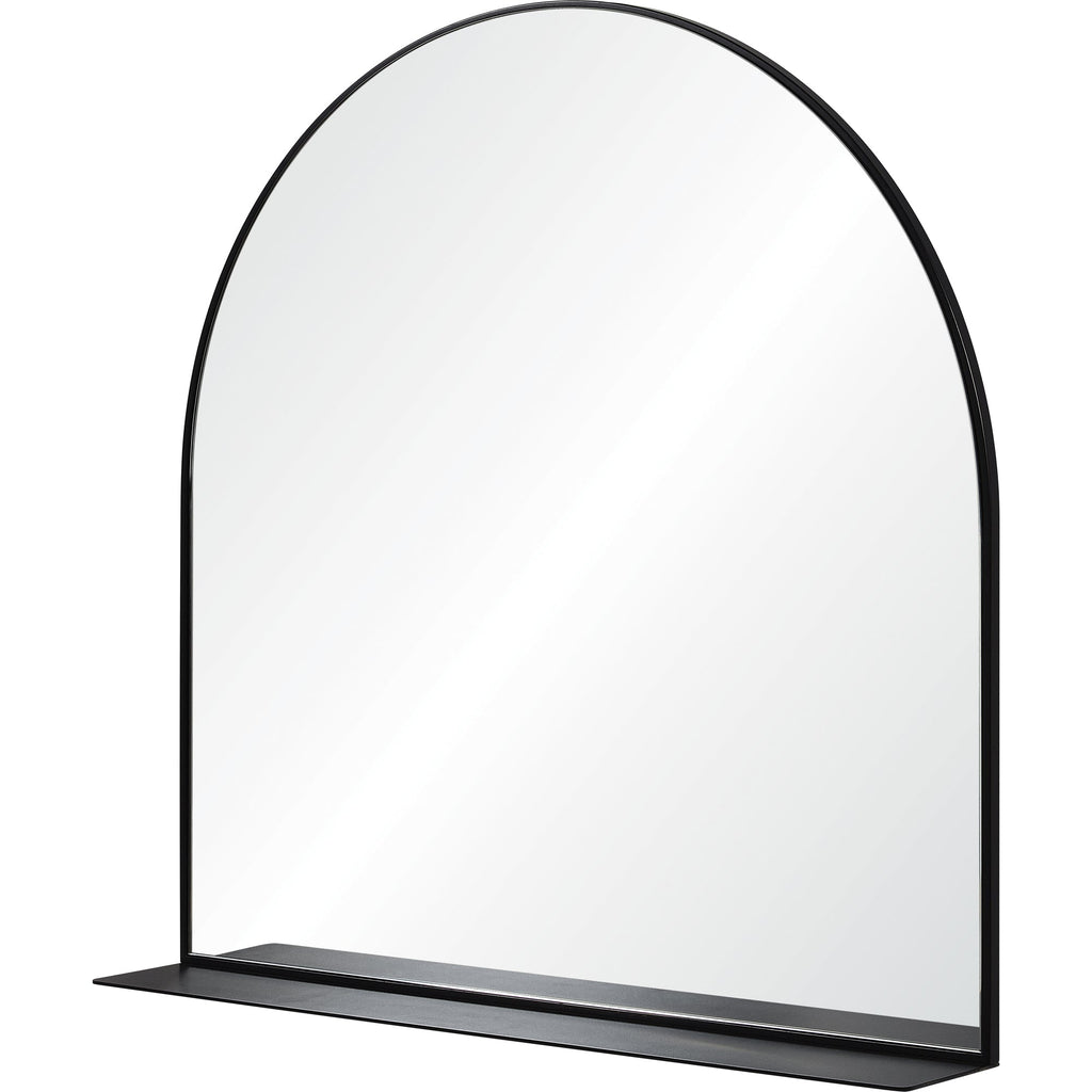 Renwil Wearstley 35" Tall Arch Wall Mirror - Black