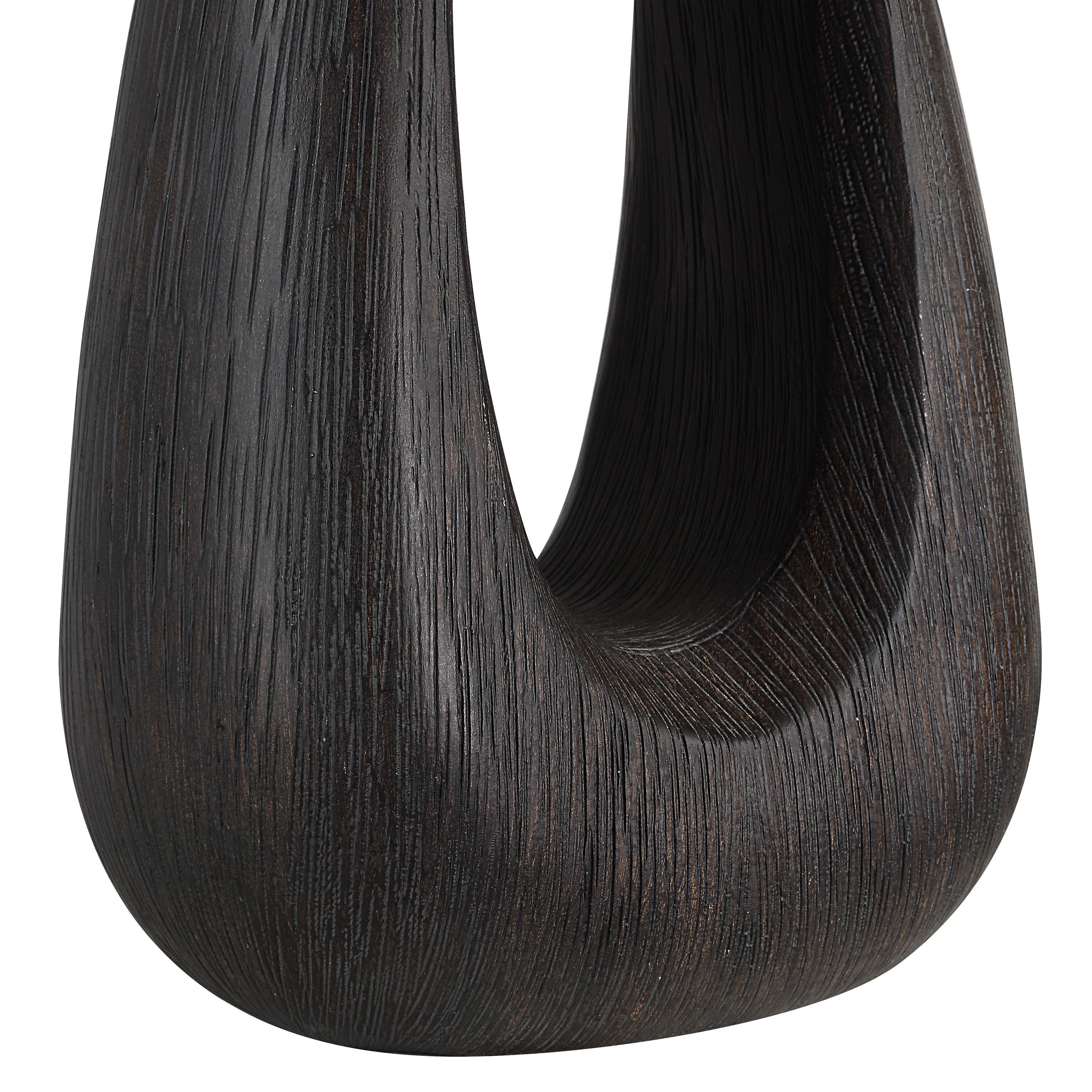 Everren Beckham 29.5" Height Table Lamp - Dark Walnut