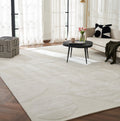 Renwil Mosaico 9'10" x 13'1" Ft Hand Tufted Indoor Rug - Ivory