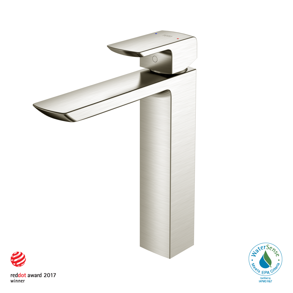 TOTO GR 1.2 GPM Single Handle Vessel Bathroom Sink Faucet with Comfort Glide Technology