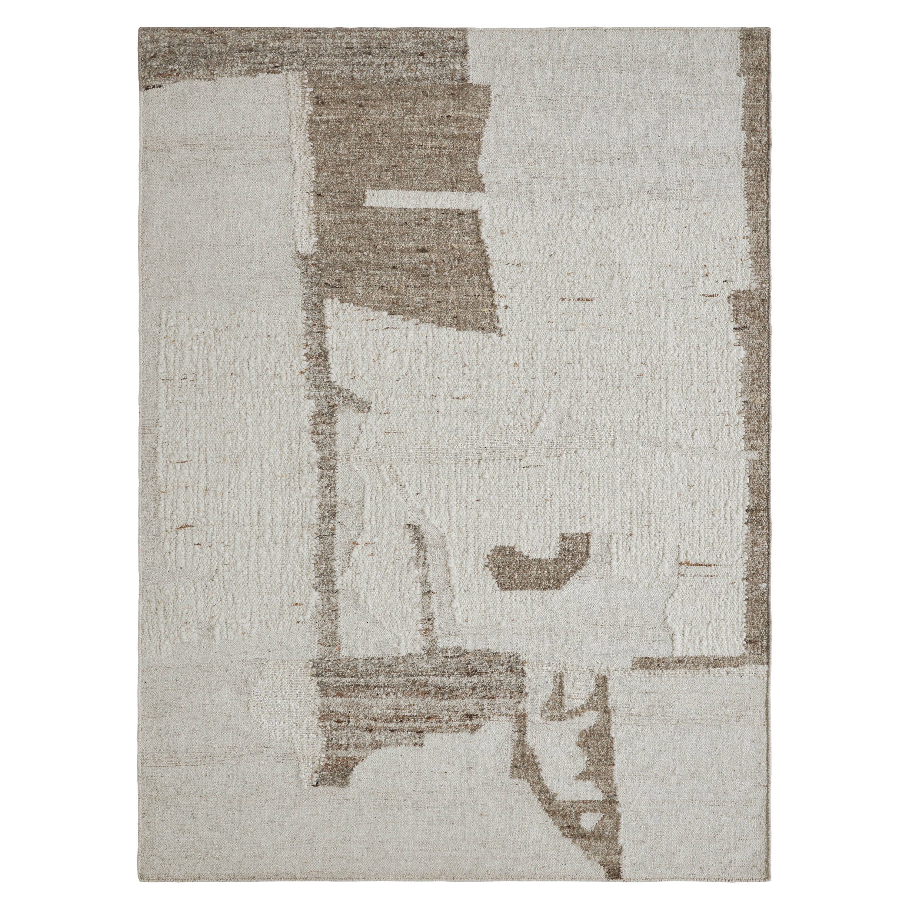 Renwil Grace 5'3" x 7'3" Ft Handwoven Indoor Rug - Ivory / Stone