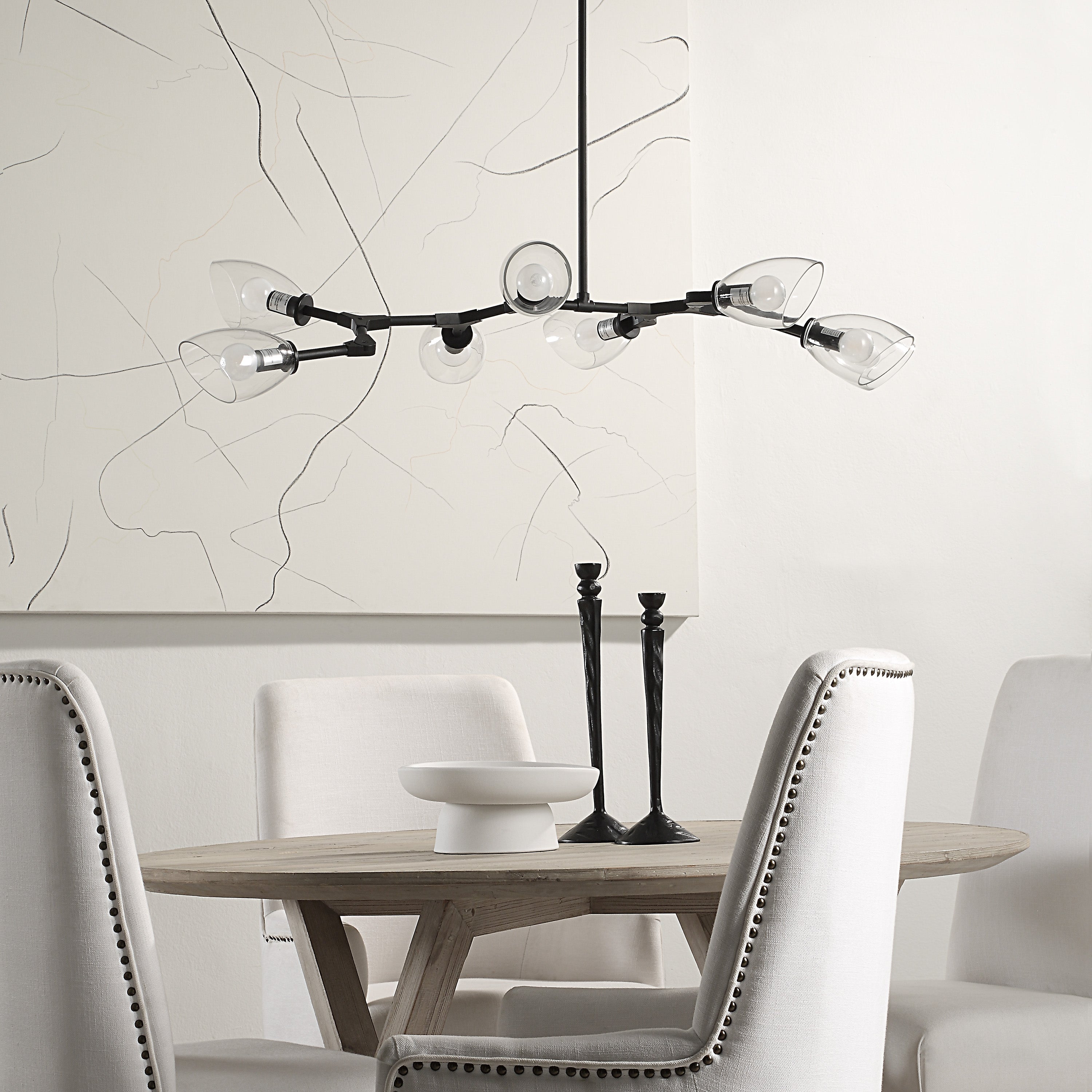 Renwil Camino 7.75" Length Ceiling Fixture - Black