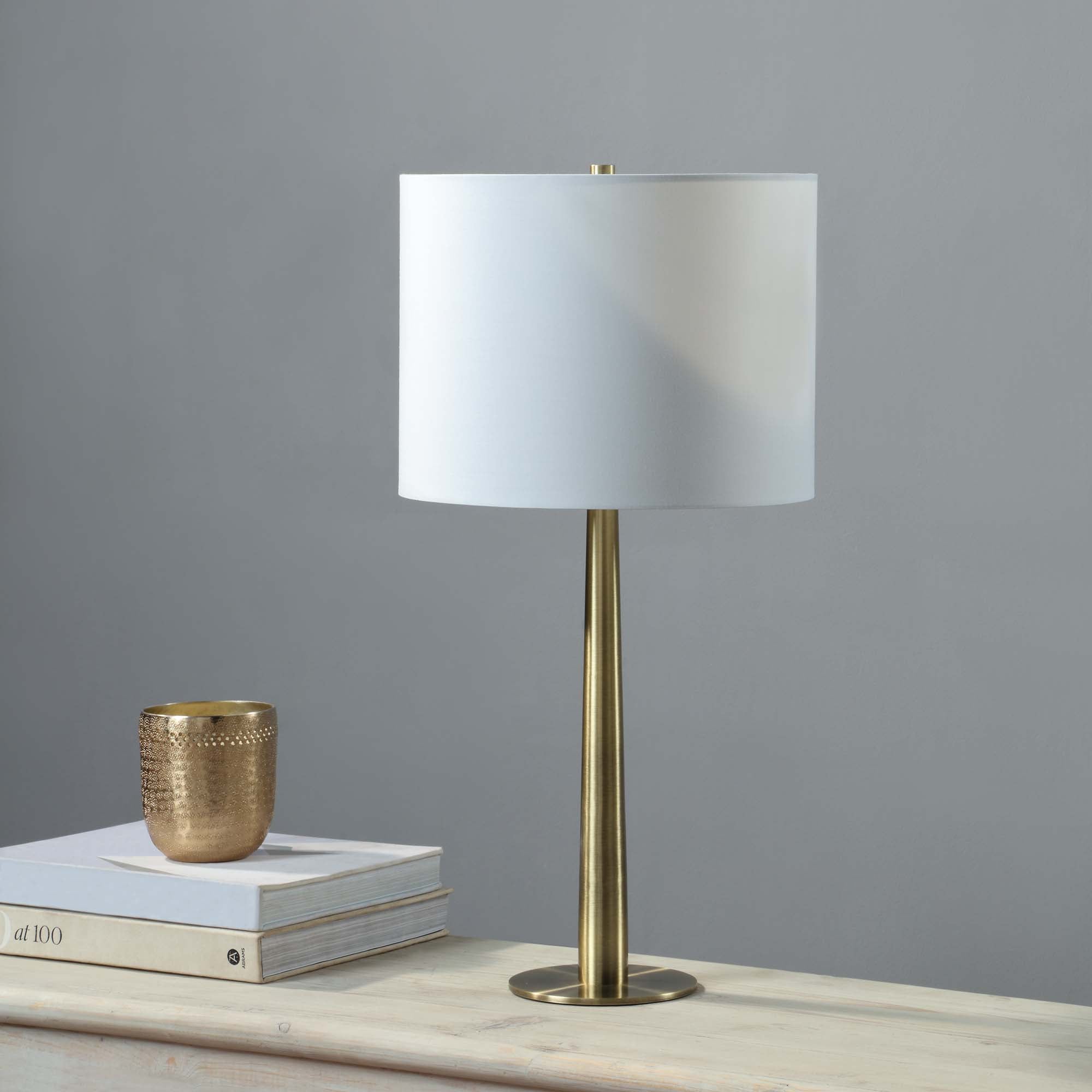 Everren Sarai 26" Length Table Lamp (Set of 2) -  Antique Brass