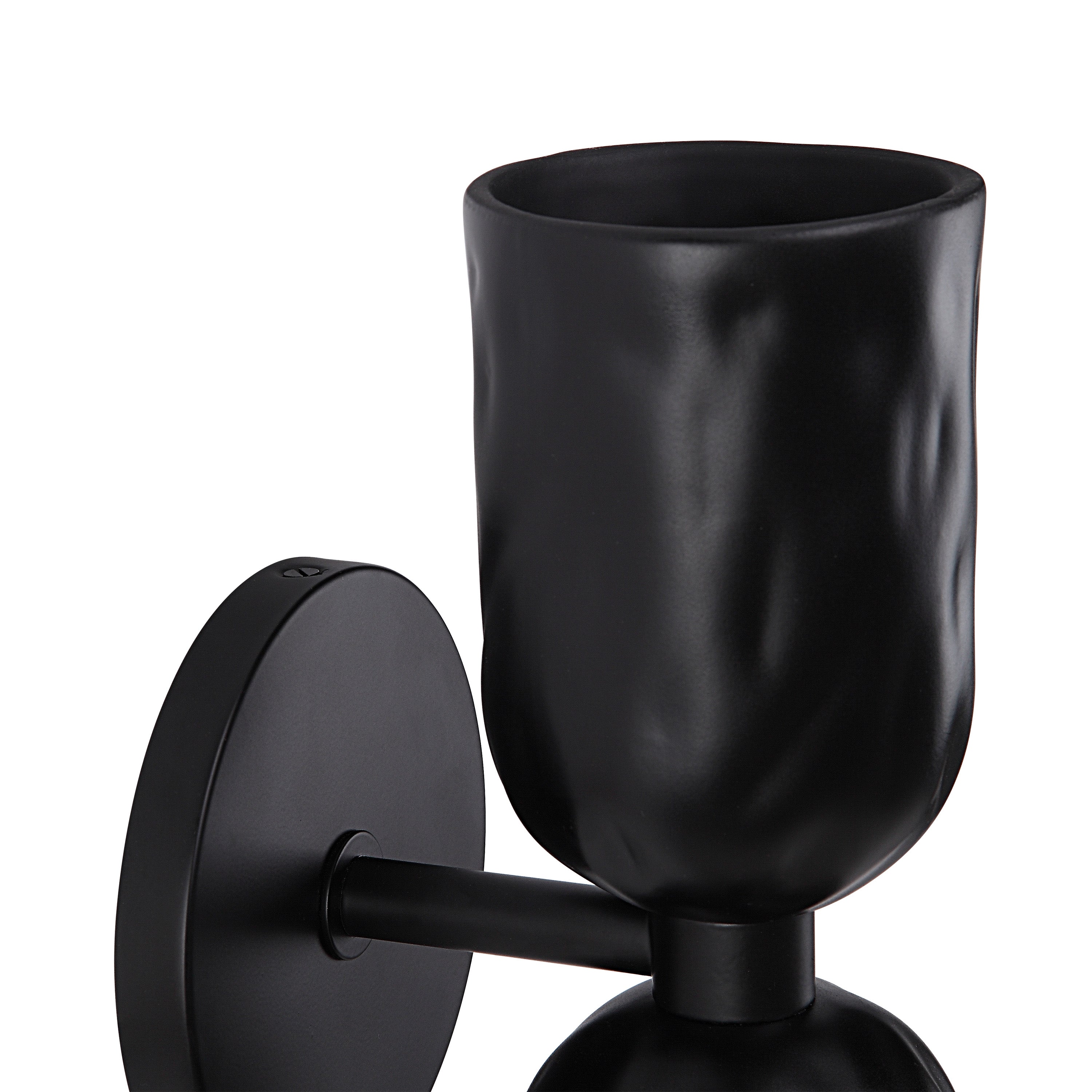 Renwil Alessia 11.2" Powder Coated Matte Black 2-Light Wall Sconce