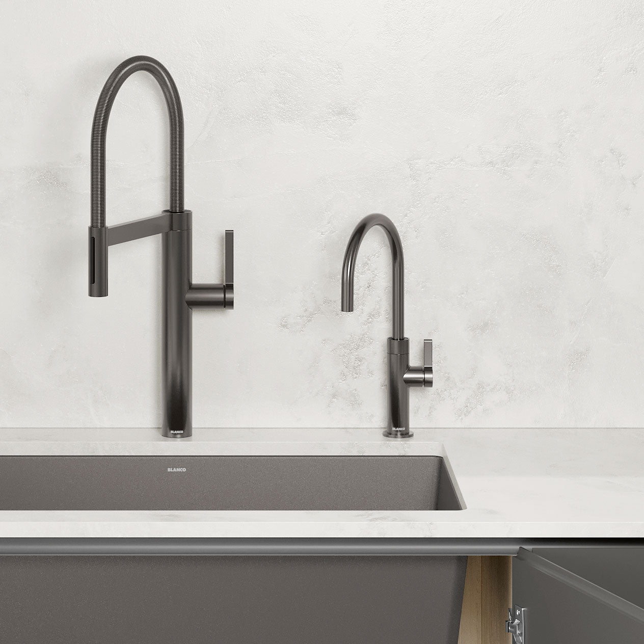 Blanco Culina II Semi-Pro Pull-Down Dual-Spray Kitchen Faucet