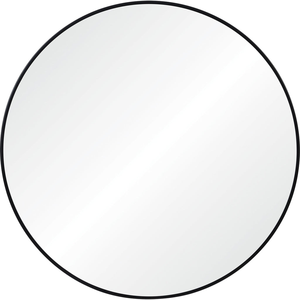 Renwil Claribel 30" Tall Round Wall Mirror - Black