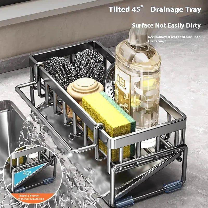Kitchen Sink Caddy Draining Rack