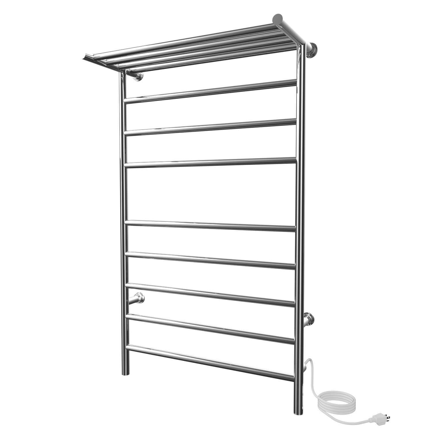 ICO Bath 24" x 40" Kontour Angle Towel Warmer with Shelf
