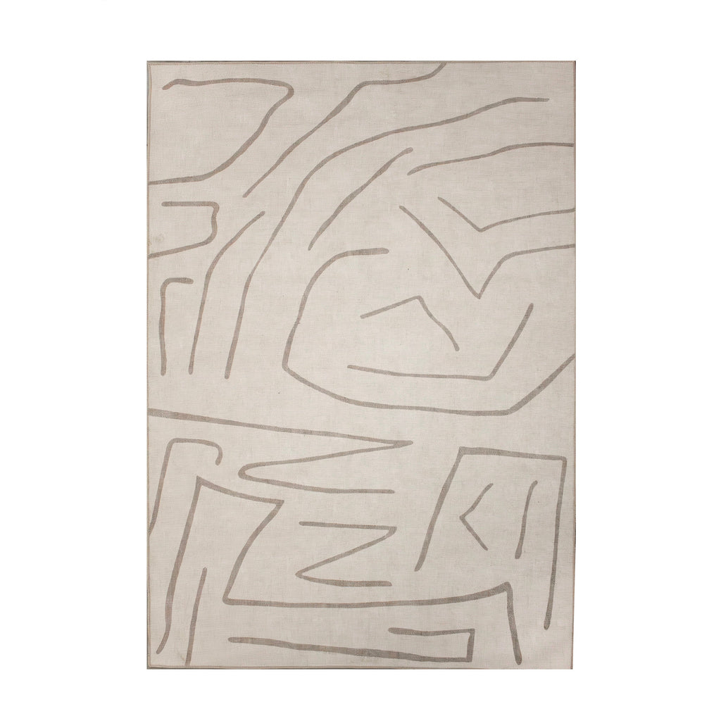 Renwil Chloe 7'6" x 10'2" Ft Handwoven Indoor Rug - Cream / Beige