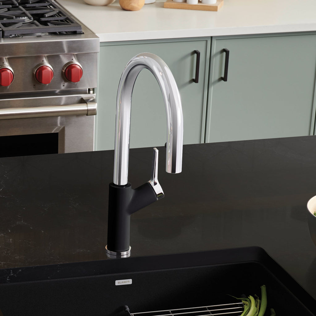 Blanco Urbena Pull-Down Dual-Spray Kitchen Faucet