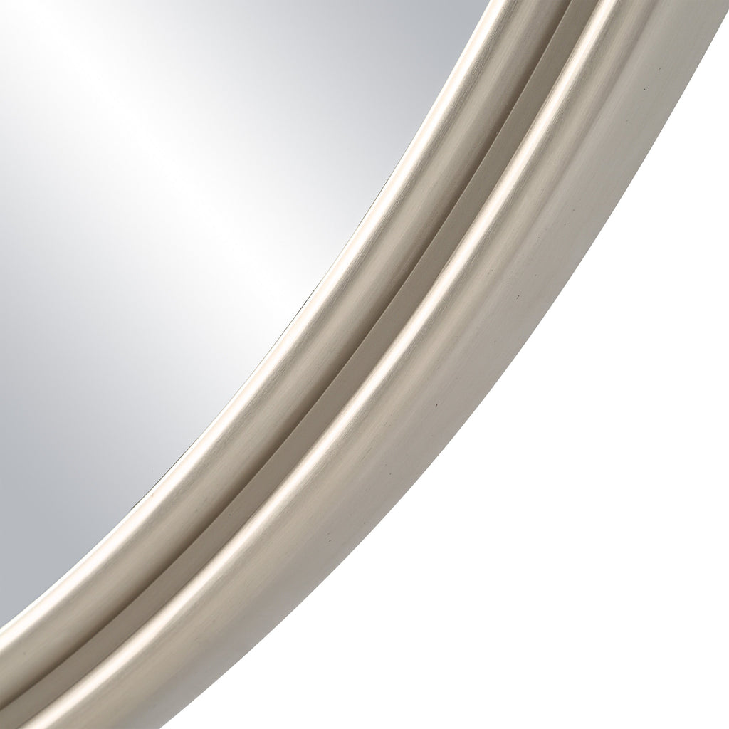 Renwil Oltimo 40" Tall Round Wall Mirror - Grey