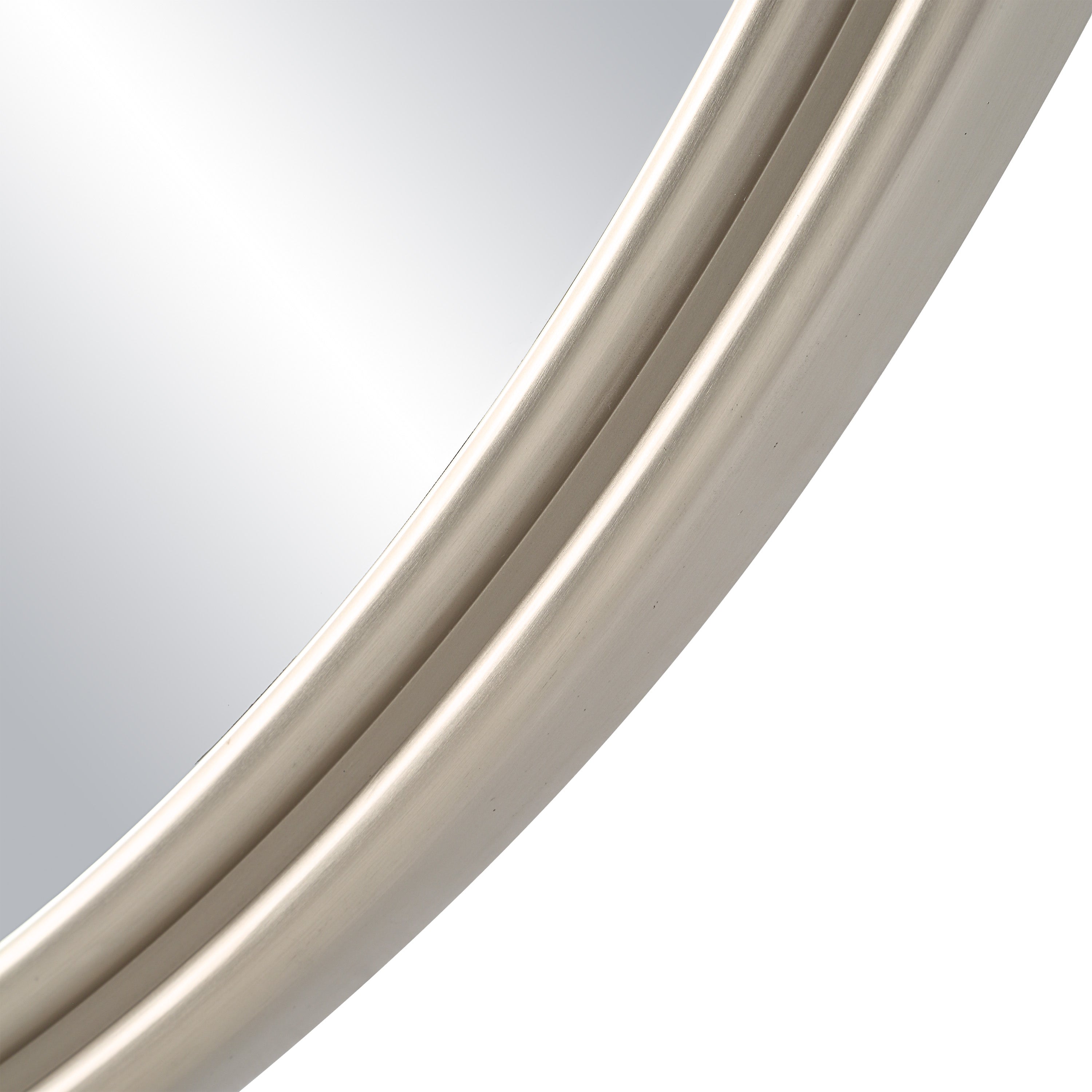 Renwil Oltimo 40" Tall Round Wall Mirror - Grey