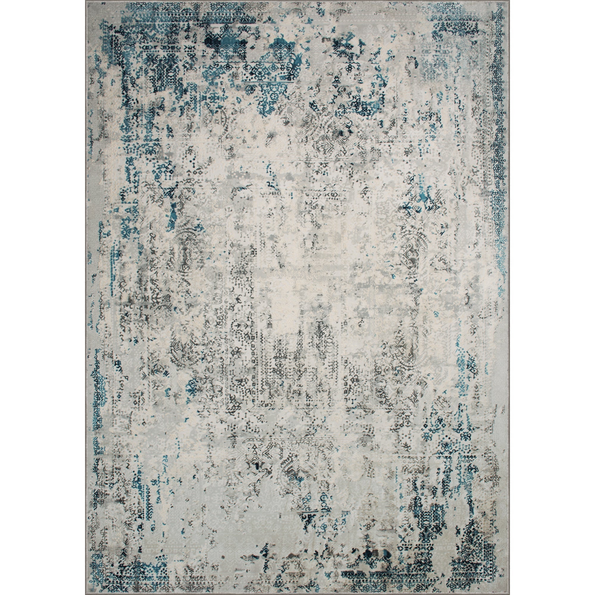 Renwil Ariella 2'6 x 10 Power Loomed Indoor Rug - Blue