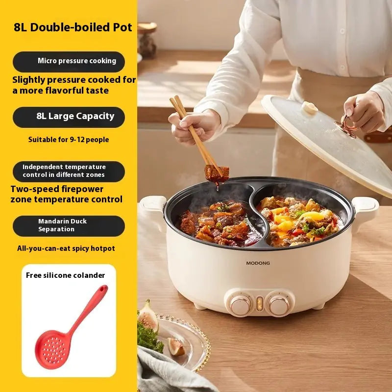 Large Capacity Electric Chafing Dish with Partition Control