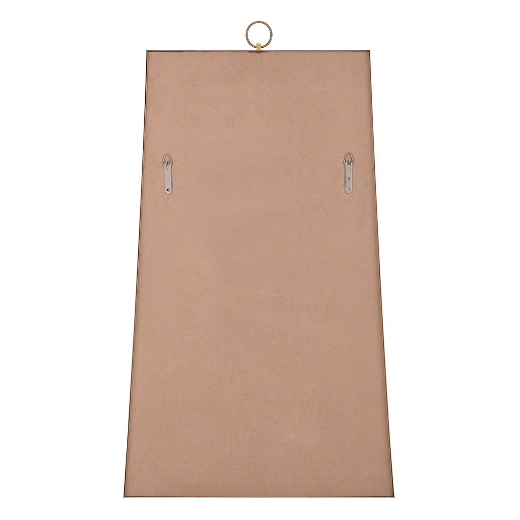 Renwil Ariadne 42" Tall Rectangular Mirror - Burnished Brass
