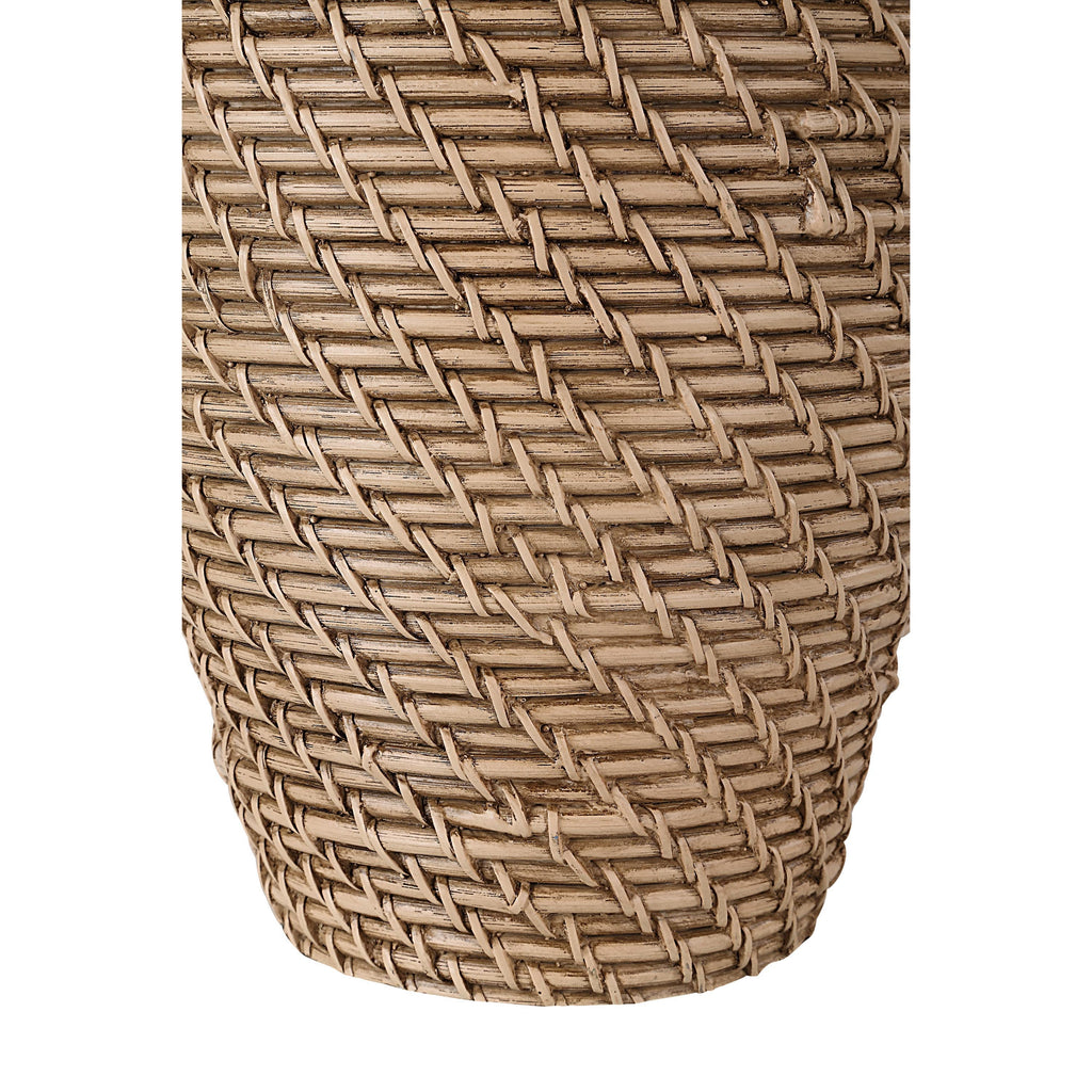 Everren Santal 30" Height Table Lamp - Natural With Black Wash