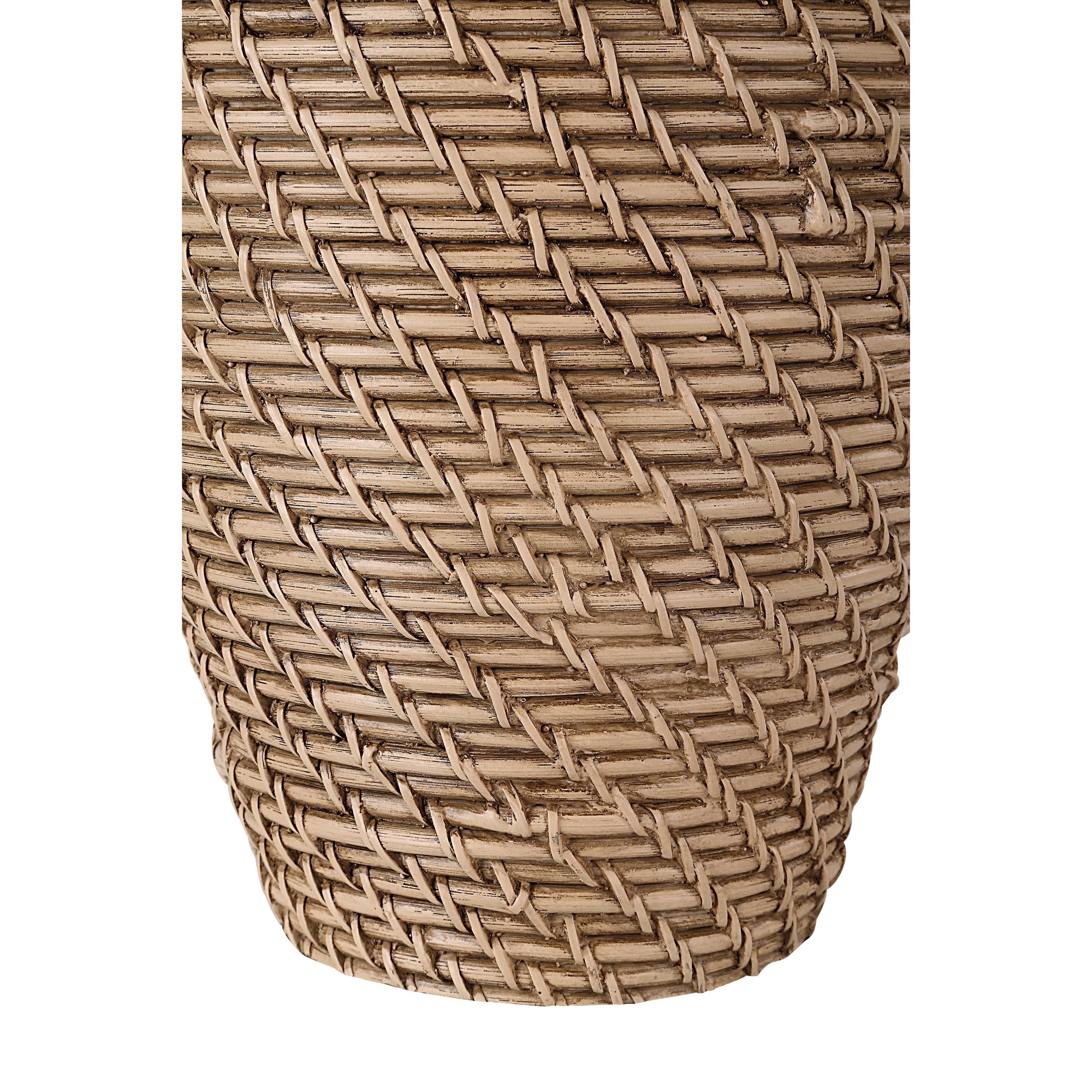 Everren Santal 30" Height Table Lamp - Natural With Black Wash