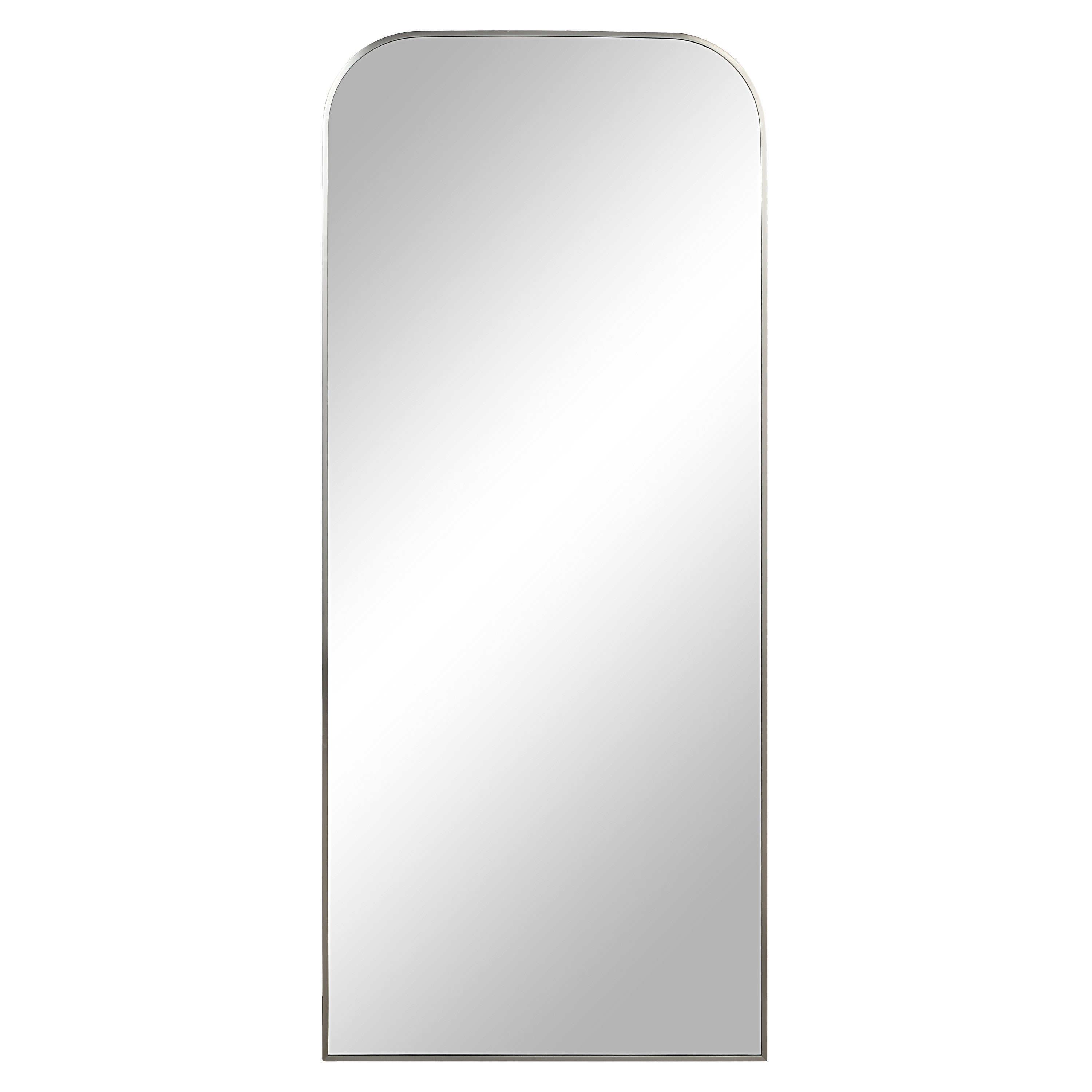 Renwil Samia 72" H x 30" W Wall Mirror - Grey