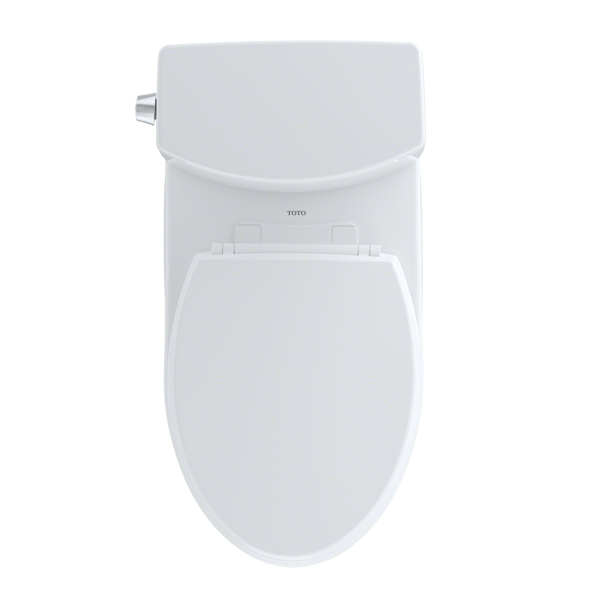TOTO Vespin II 1G Two Piece Elongated 1.0 GPF Universal Height Skirted Toilet with Cefiontect and Right Hand Trip Lever