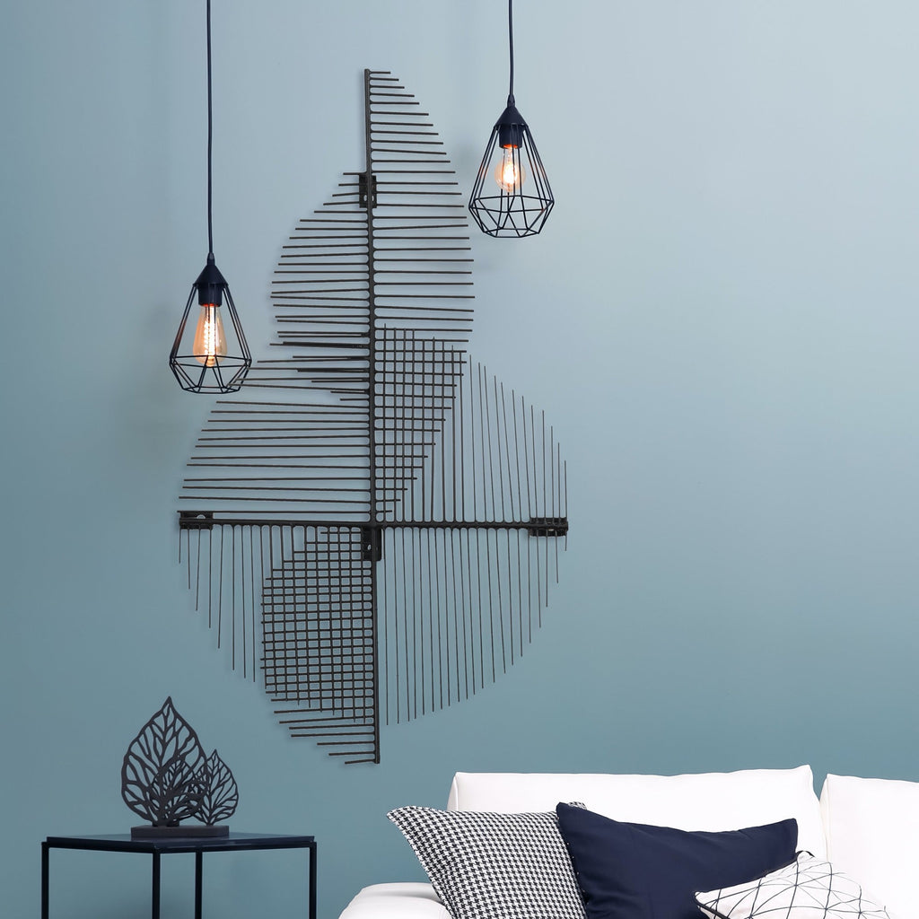 Renwil Brenner 27.8" Wide Wall Art - Black Powder