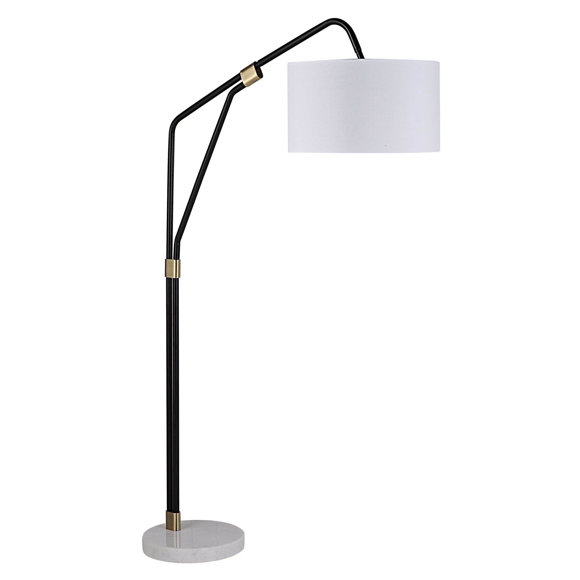 Renwil Wro xton 71" Length Floor Lamp - Matte Black