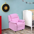 Kids Recliner Armchair with Storage  Comfortable Blue and pink Chair for Children’s Rooms UK