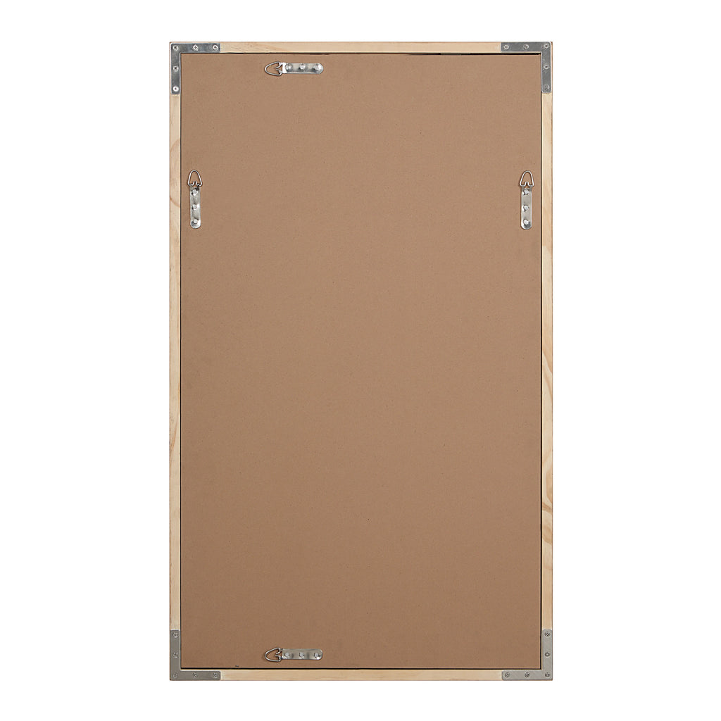 Renwil Canas 40" H x 24" W Wall Mirror - Brown