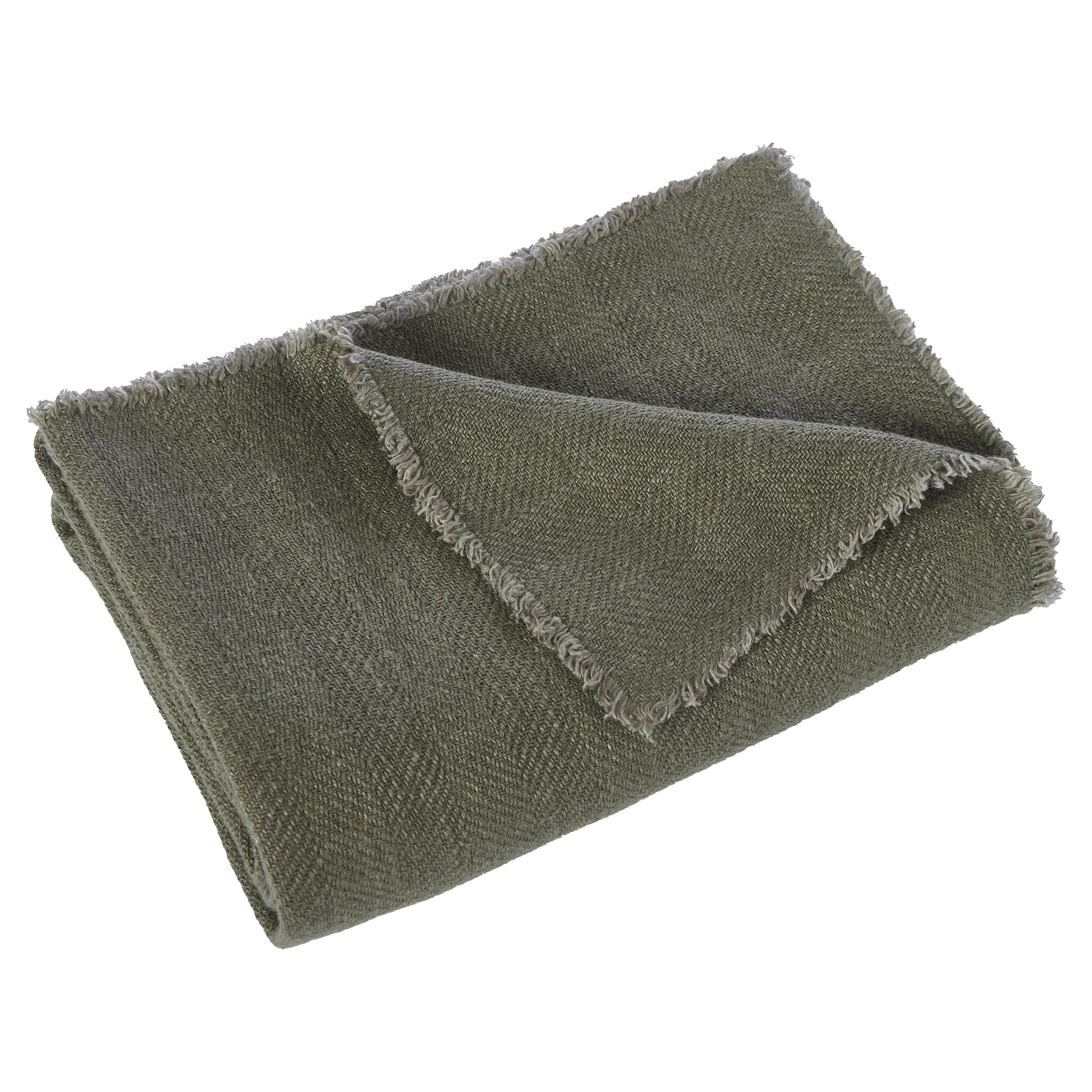 Renwil Vernier 70 x50 Throw Blanket - Dark Green