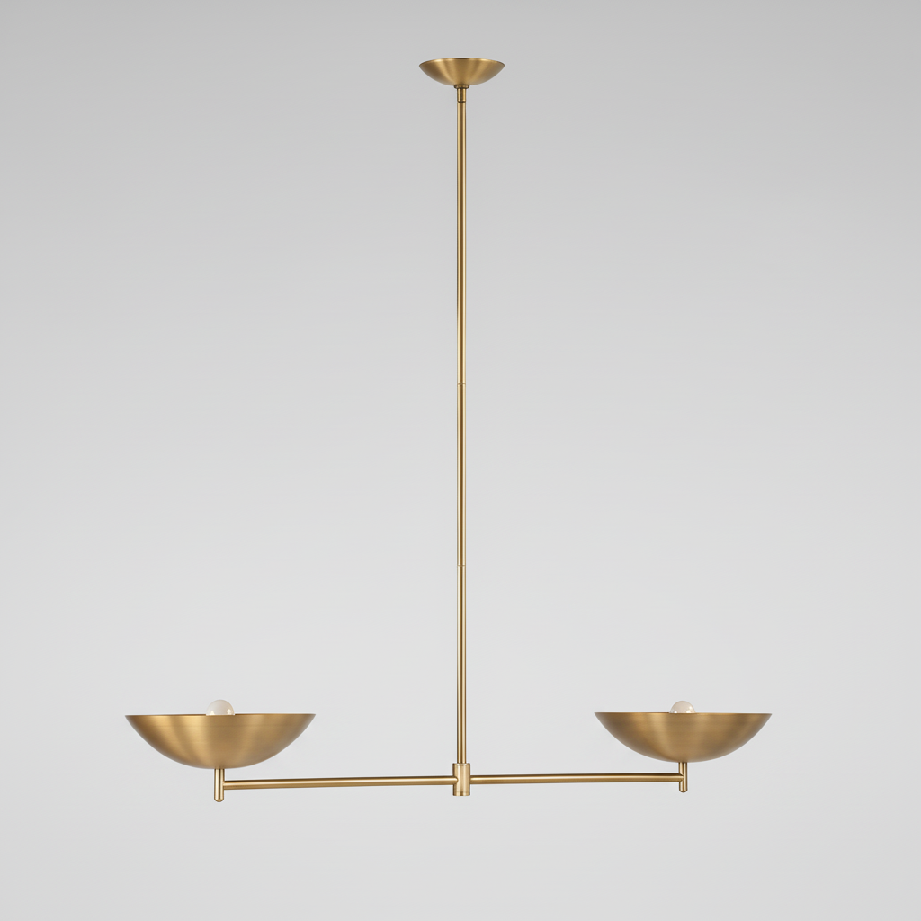 Renwil Waxlow 64.5" Height Ceiling Fixture - Plated Dark Antique Brushed Brass