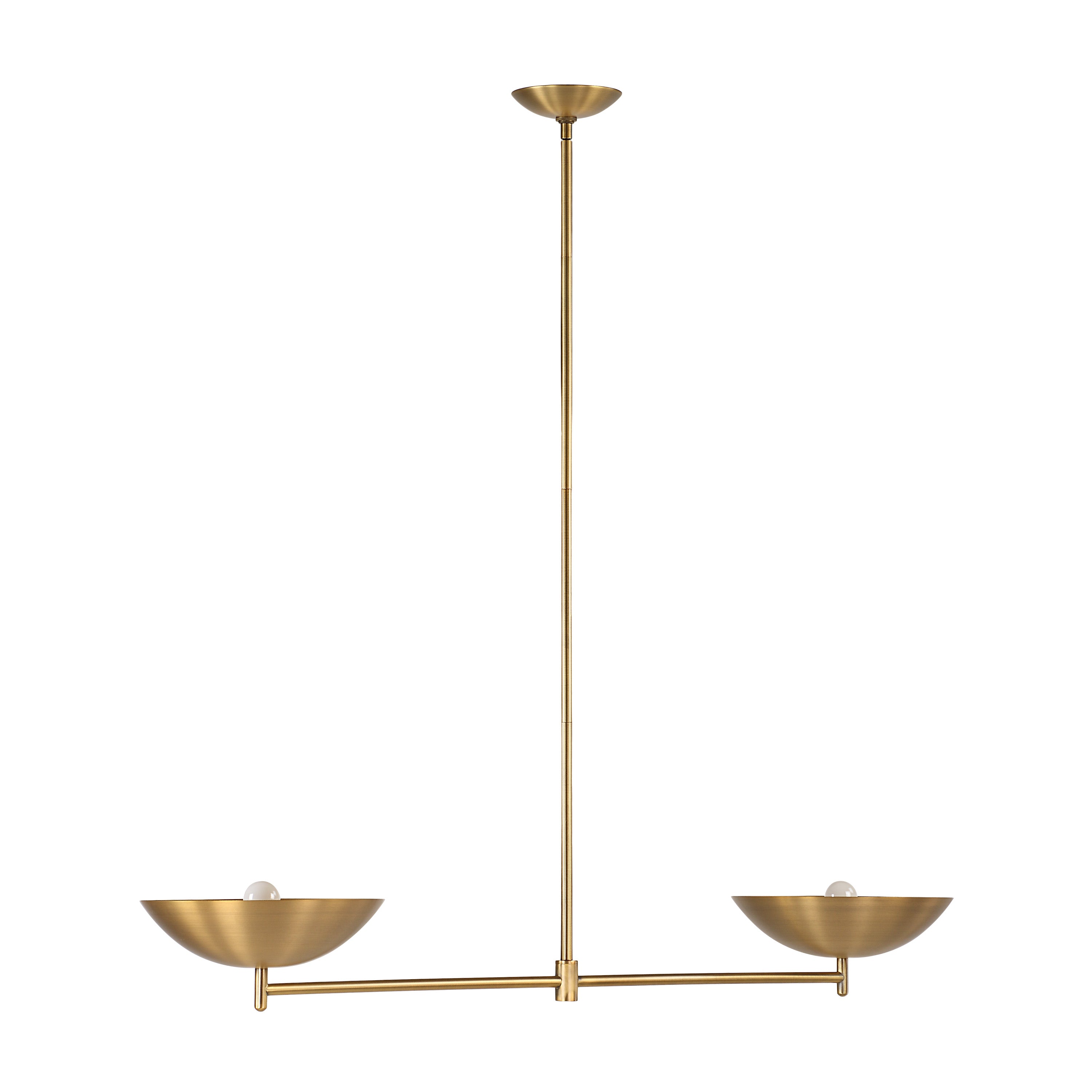 Renwil Waxlow 64.5" Height Ceiling Fixture - Plated Dark Antique Brushed Brass