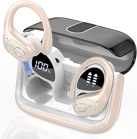 Wireless Earbuds 75hrs Bluetooth 5.4 Headphone Sport, 2025 Bluetooth Earbuds